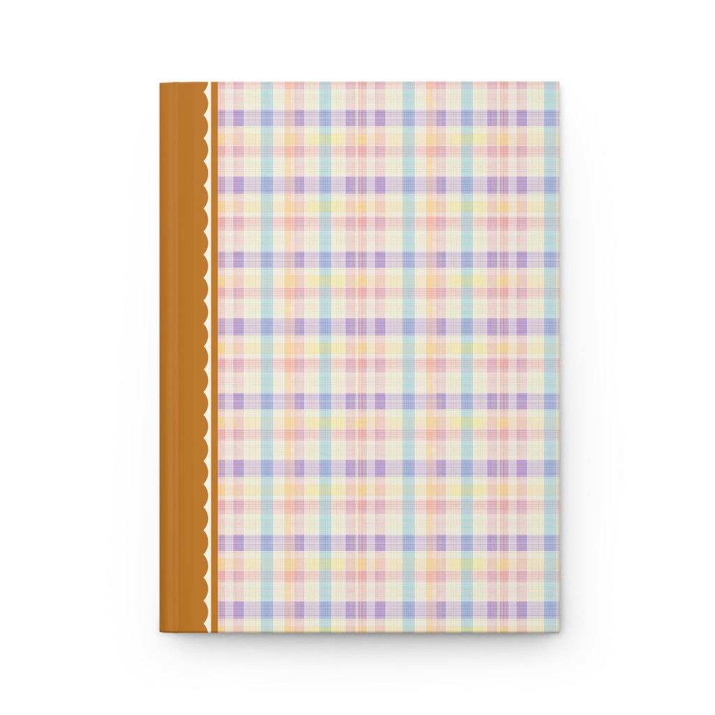 Adorable Plaid Notebook for Daughter or Friend Who Loves to Write or Journal, Cute Bookish Gift for Sister, Cozy Coquette Diary with Hearts - Opal and June