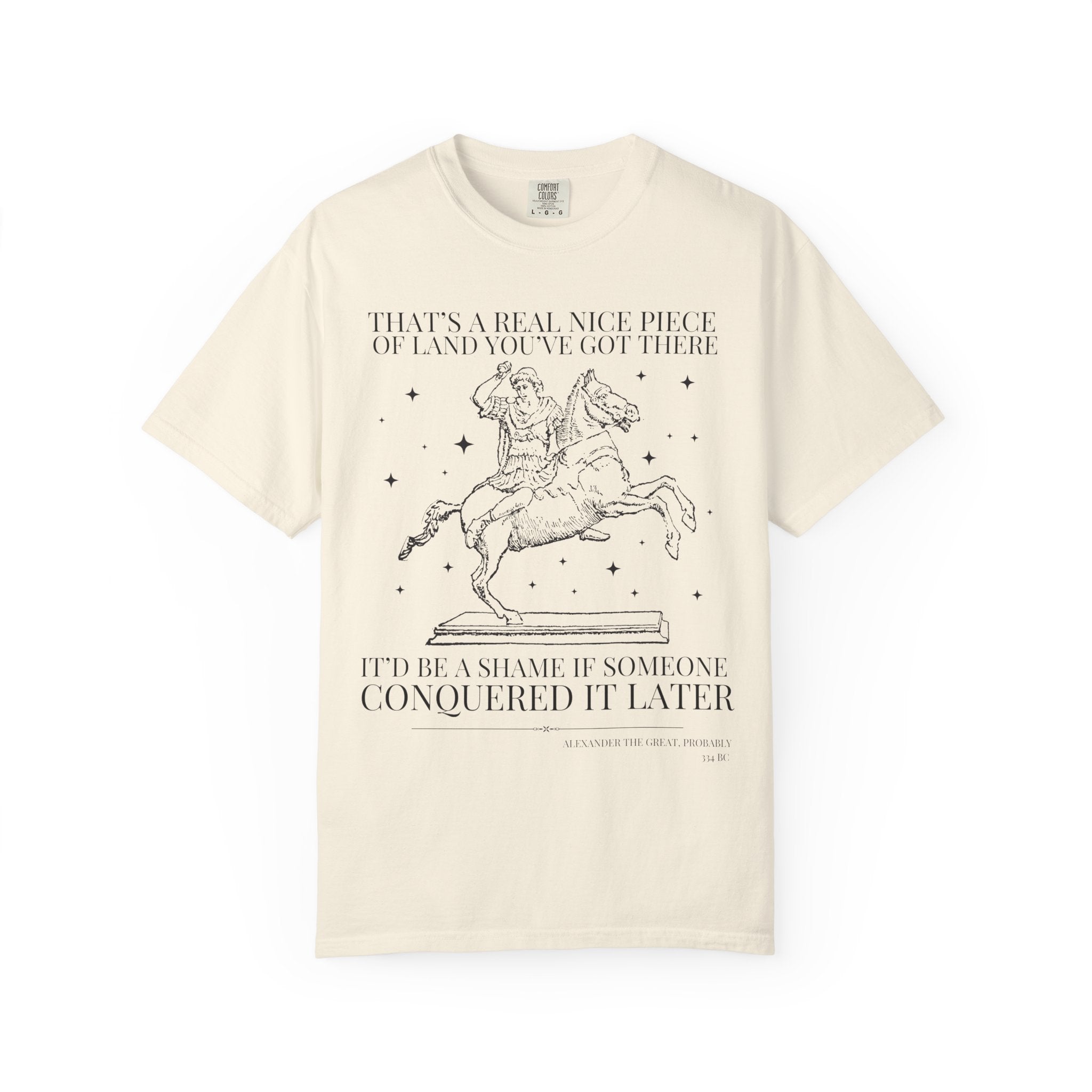 Alexander the Great King of Macedon Ancient History Teacher Tee Shirt, Funny Saying World History or Egyptian History Tee for History Major - Opal and June