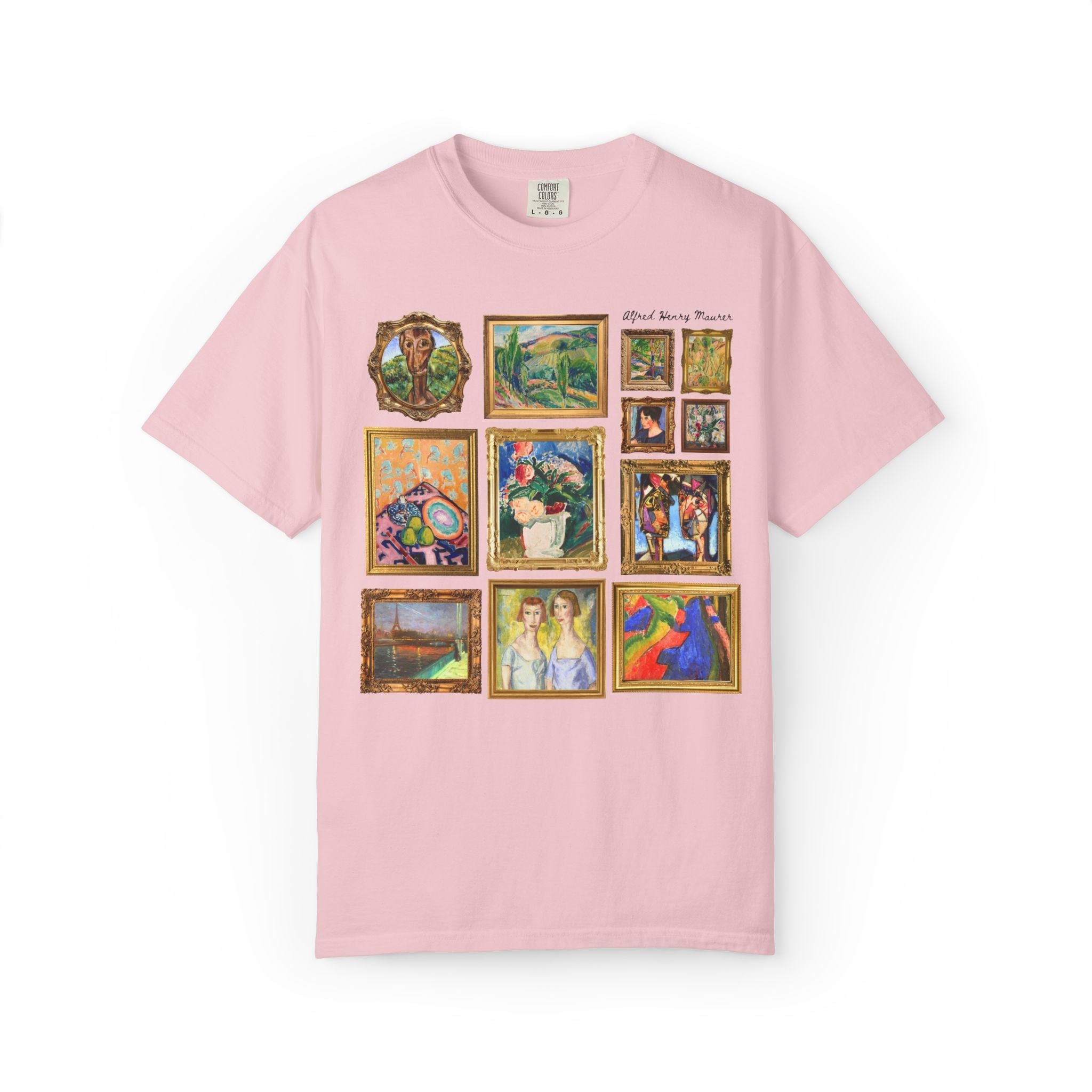 Alfred Henry Maurer Art History Tee: Famous Paintings, American Modernist Art Movement, 19th Century and Early 1900s Paintings, Museum Lover - Opal and June