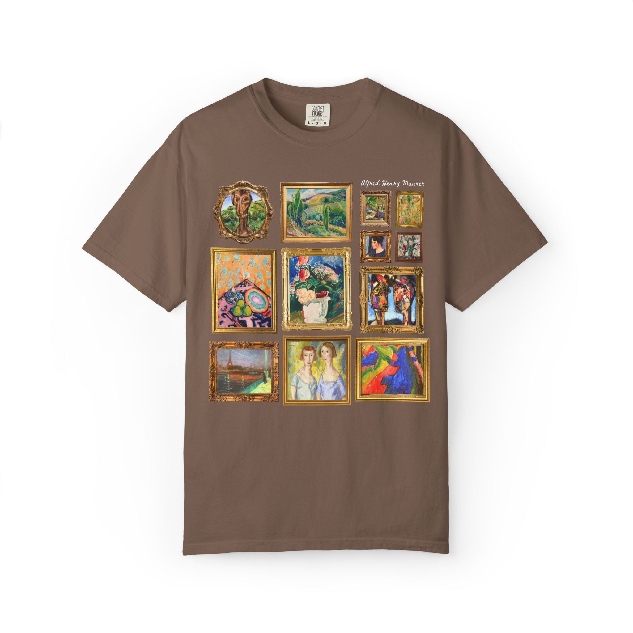Alfred Henry Maurer Art History Tee: Famous Paintings, American Modernist Art Movement, 19th Century and Early 1900s Paintings, Museum Lover - Opal and June