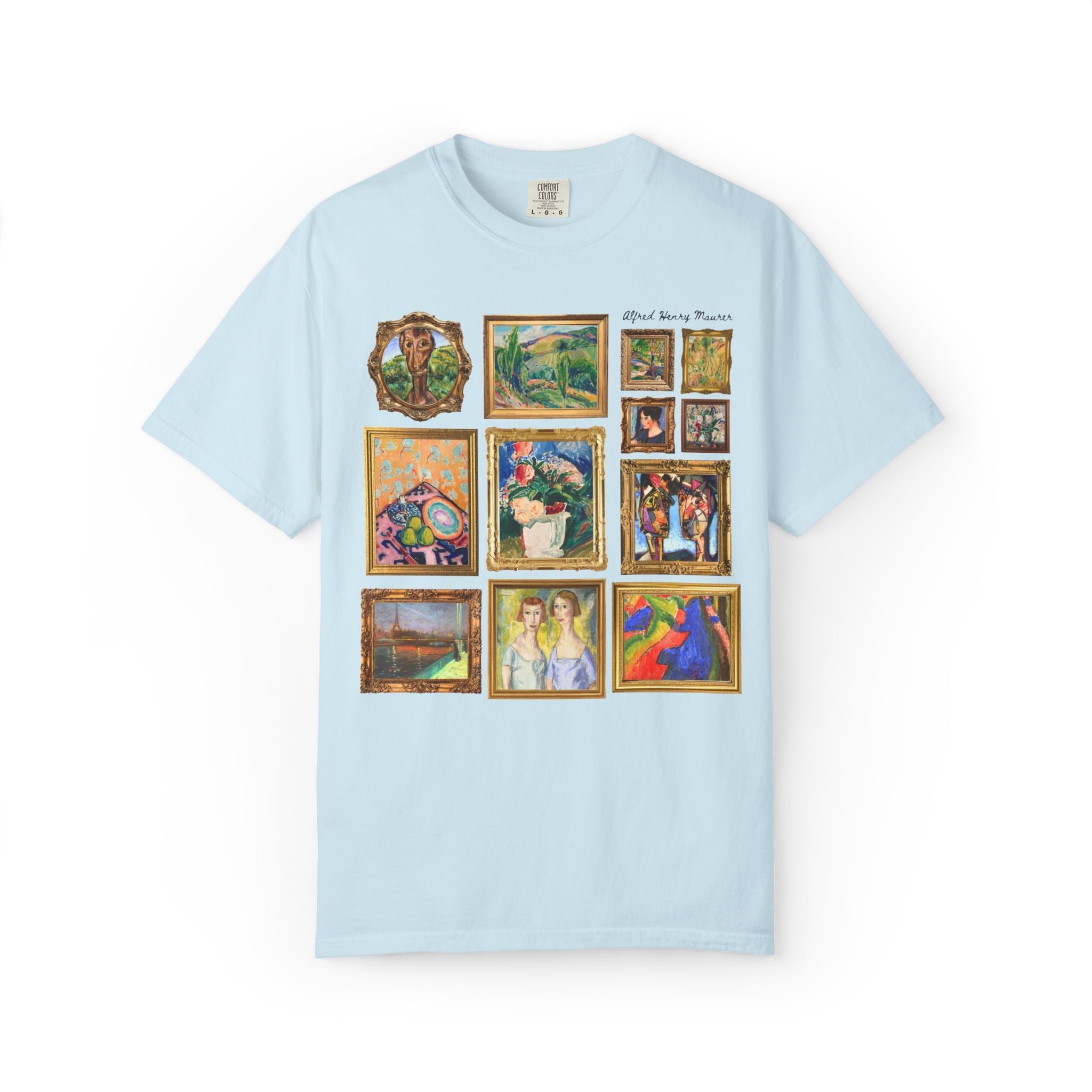 Alfred Henry Maurer Art History Tee: Famous Paintings, American Modernist Art Movement, 19th Century and Early 1900s Paintings, Museum Lover - Opal and June