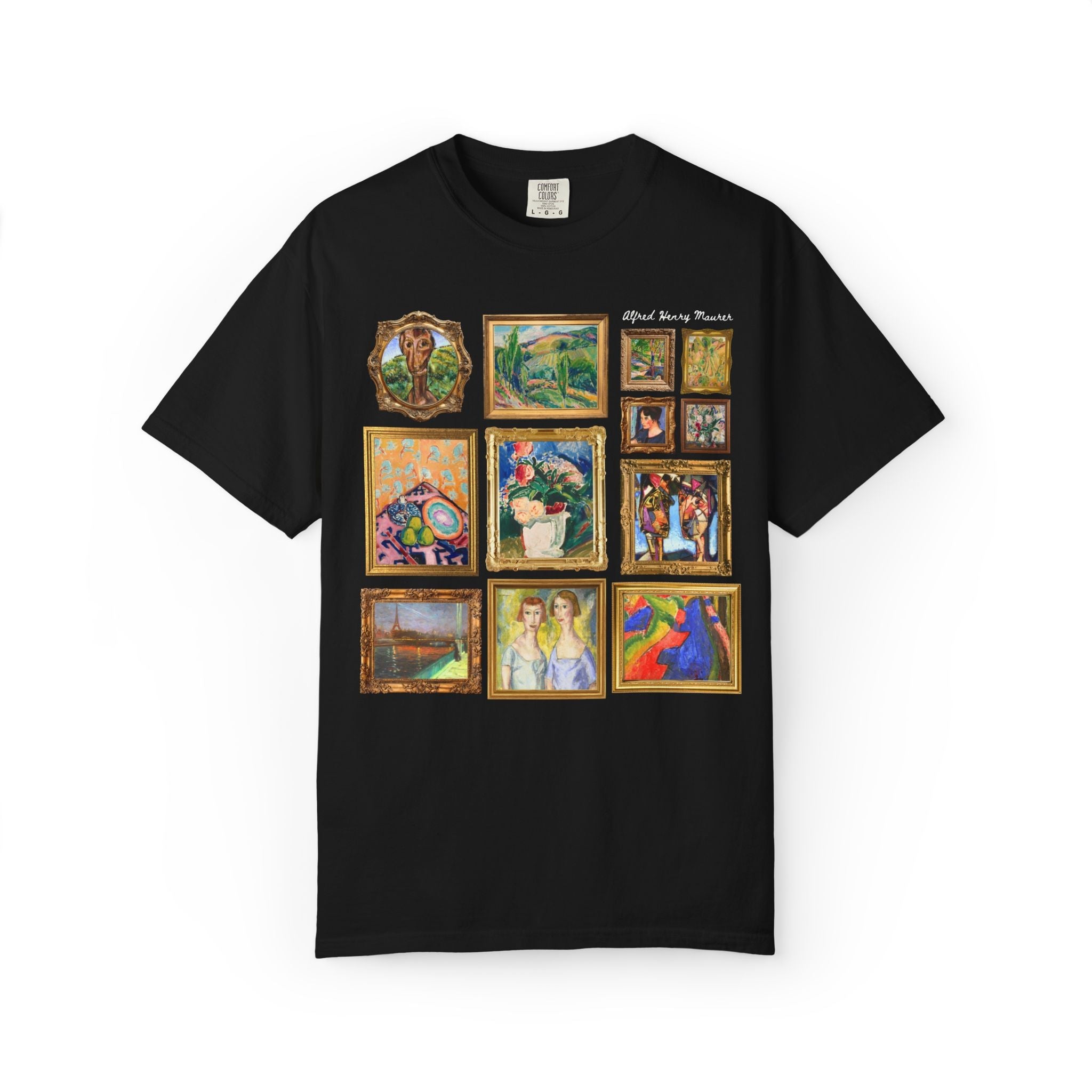 Alfred Henry Maurer Art History Tee: Famous Paintings, American Modernist Art Movement, 19th Century and Early 1900s Paintings, Museum Lover - Opal and June