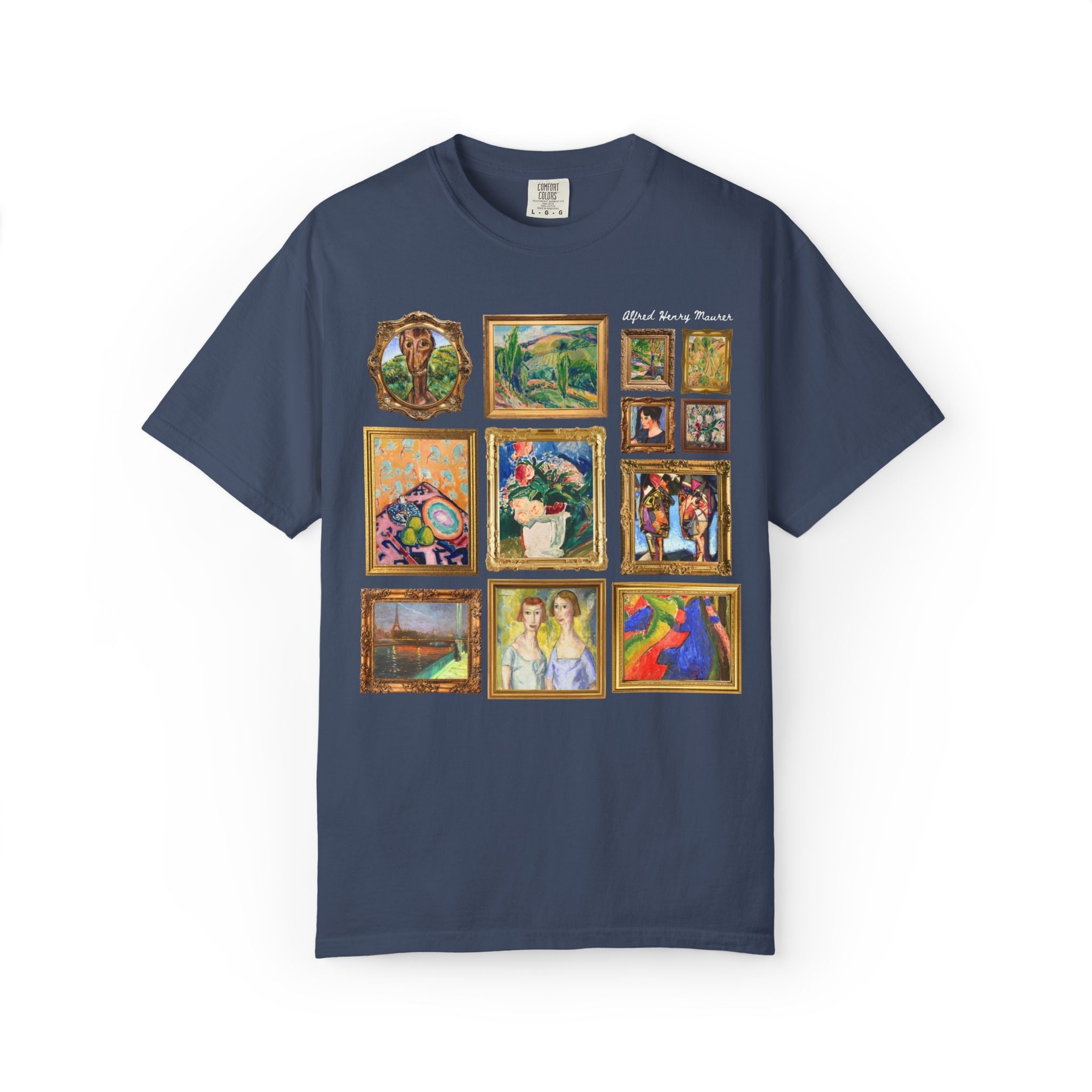 Alfred Henry Maurer Art History Tee: Famous Paintings, American Modernist Art Movement, 19th Century and Early 1900s Paintings, Museum Lover - Opal and June