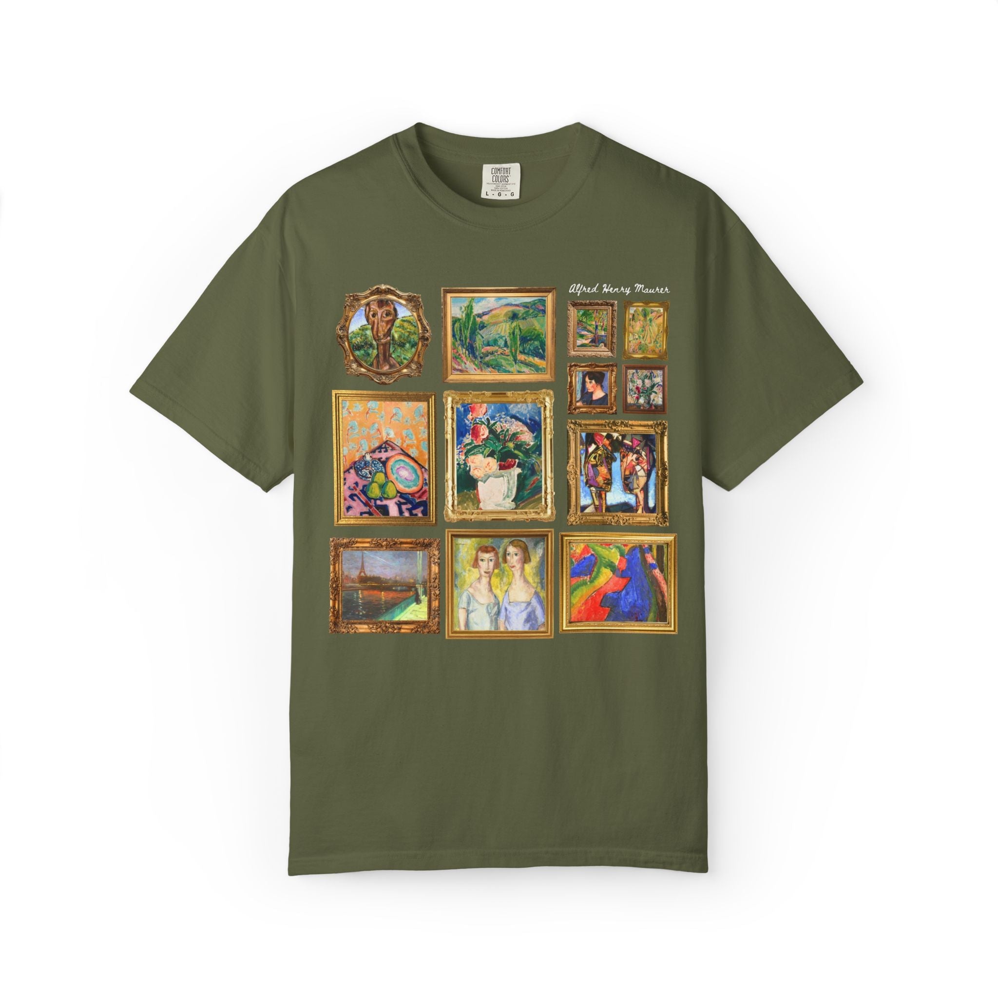 Alfred Henry Maurer Art History Tee: Famous Paintings, American Modernist Art Movement, 19th Century and Early 1900s Paintings, Museum Lover - Opal and June