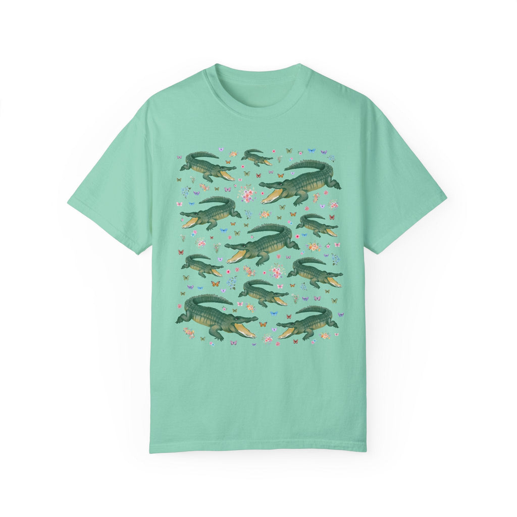 Alligator + Butterfly Tee - Opal and June