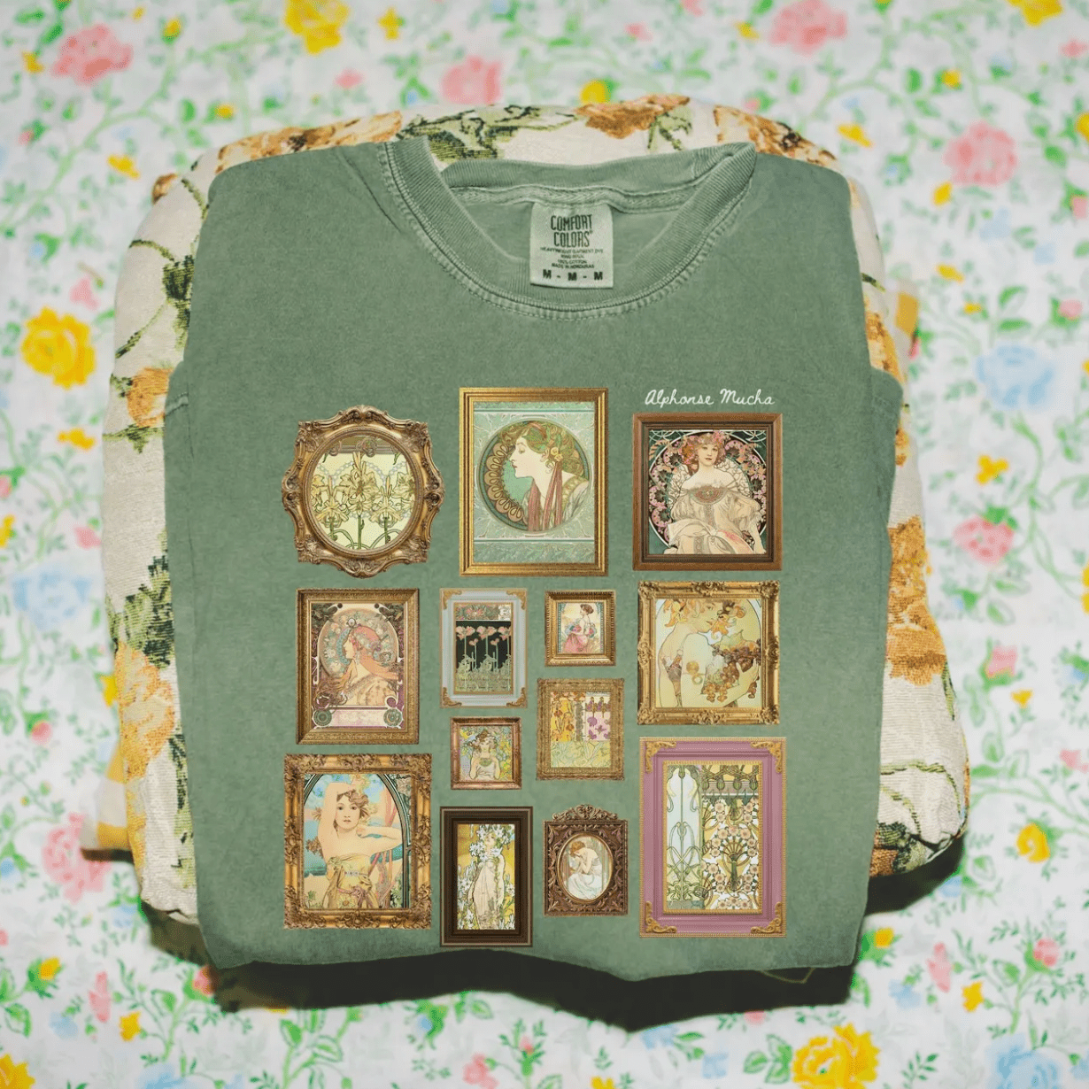 Alphonse Mucha Art History Tee - Opal and June