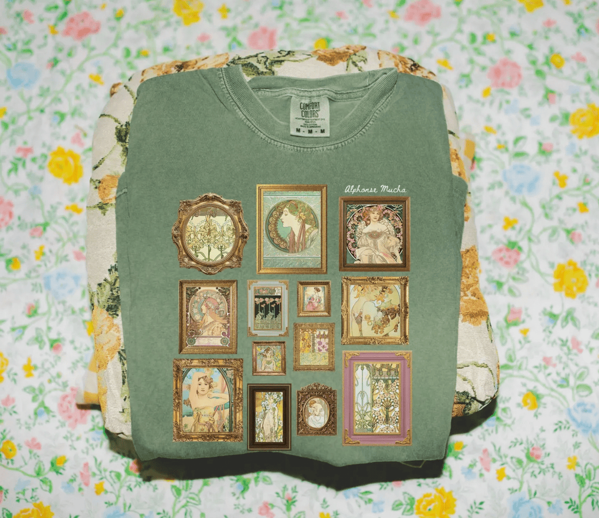 Alphonse Mucha Art History Tee - Opal and June