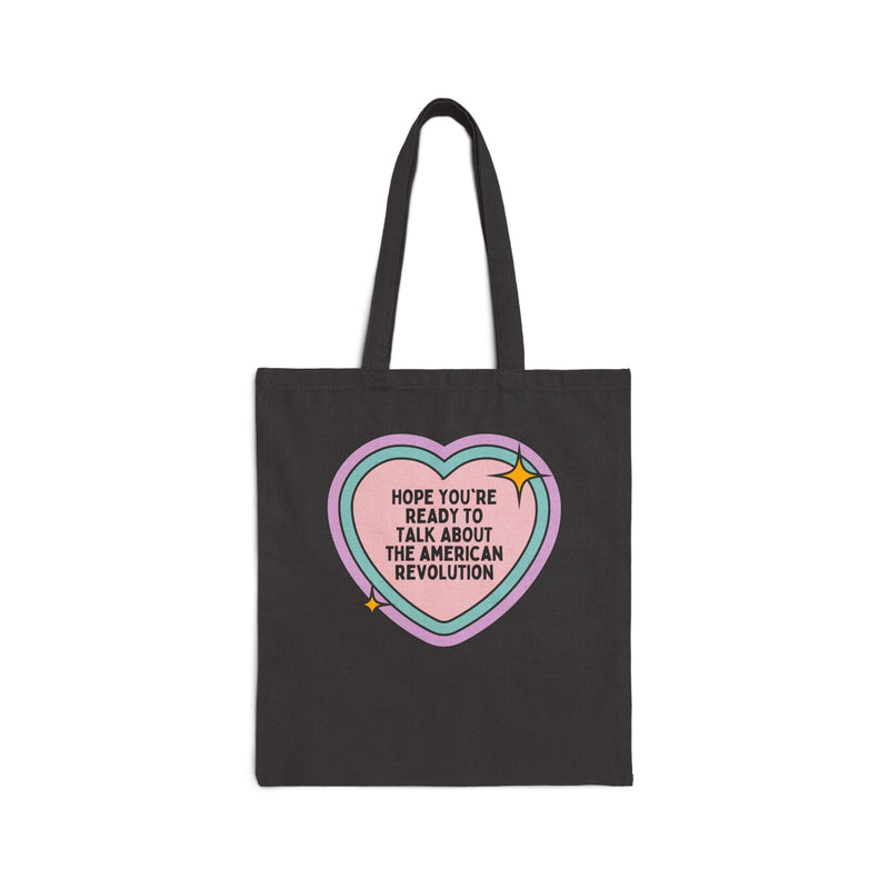 American History Teacher Tote Bag for Class Studying the American Revolutionary War, Early US History, 18th Century British History Tote - Opal and June