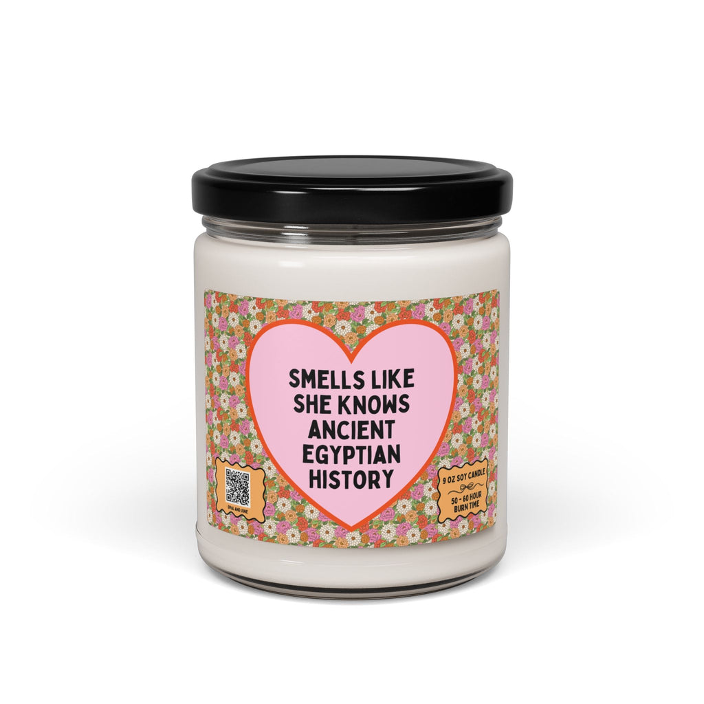 Ancient Egyptian History Teacher Gift for Historian Who Love Ancient Egypt and World History, Funny Saying History Major 9 Oz Soy Candle - Opal and June