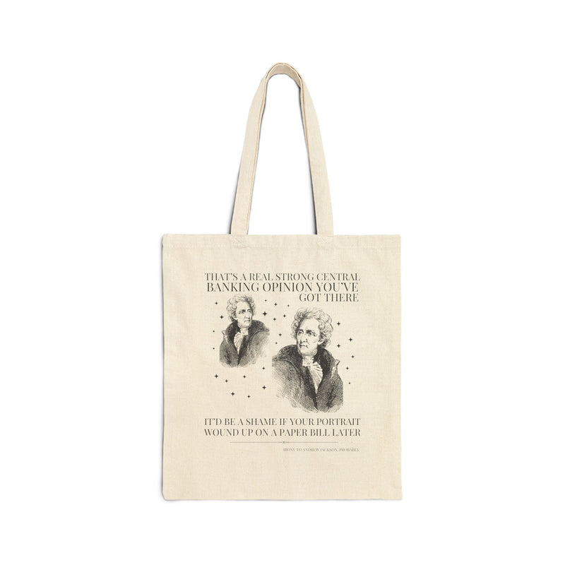 Andrew Jackson Banking Tote - Opal and June