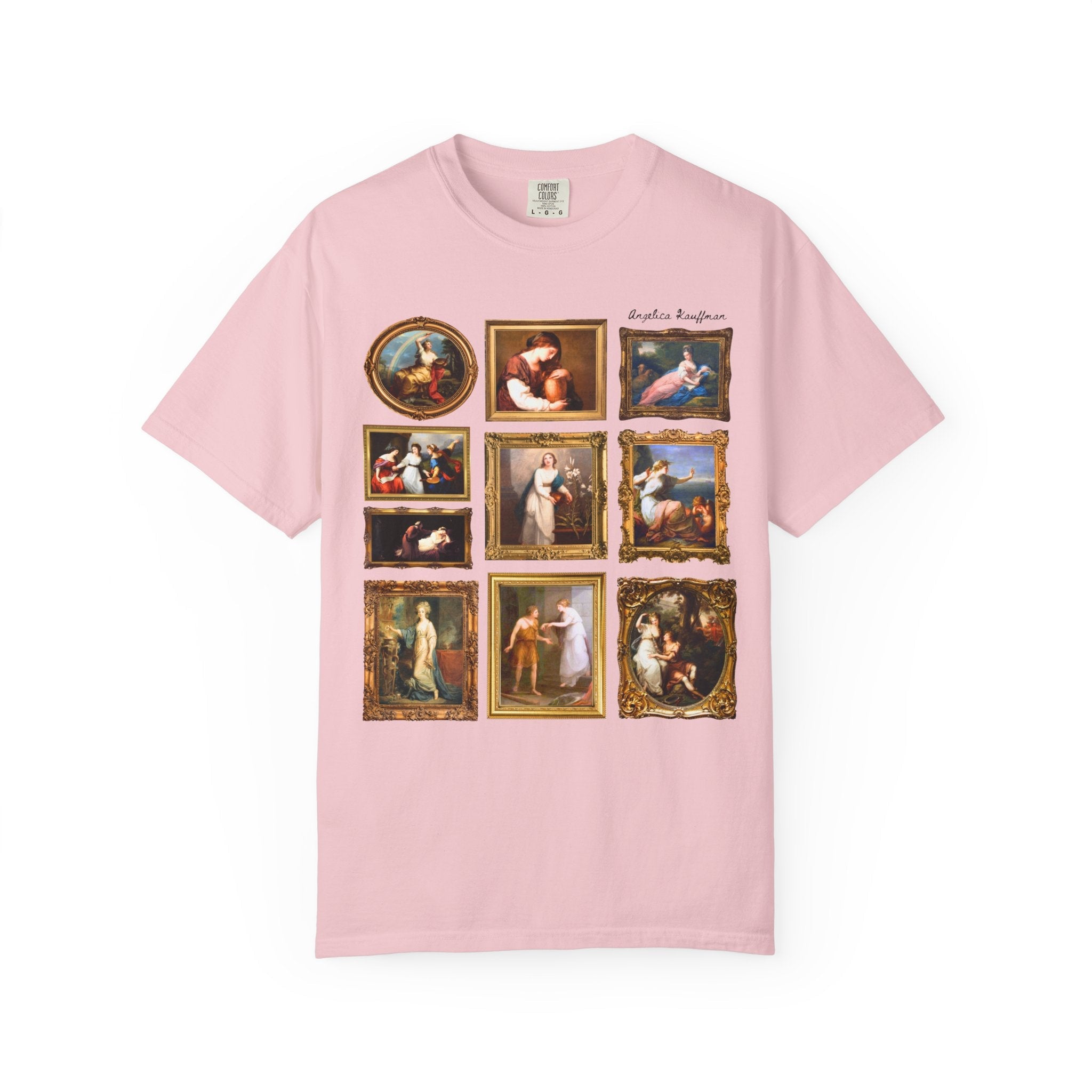 Angelica Kauffman Art History T-Shirt, Women's Art History Lover, Humanities Professor Teacher Appreciation Gift, Neoclassicism Art Movement - Opal and June