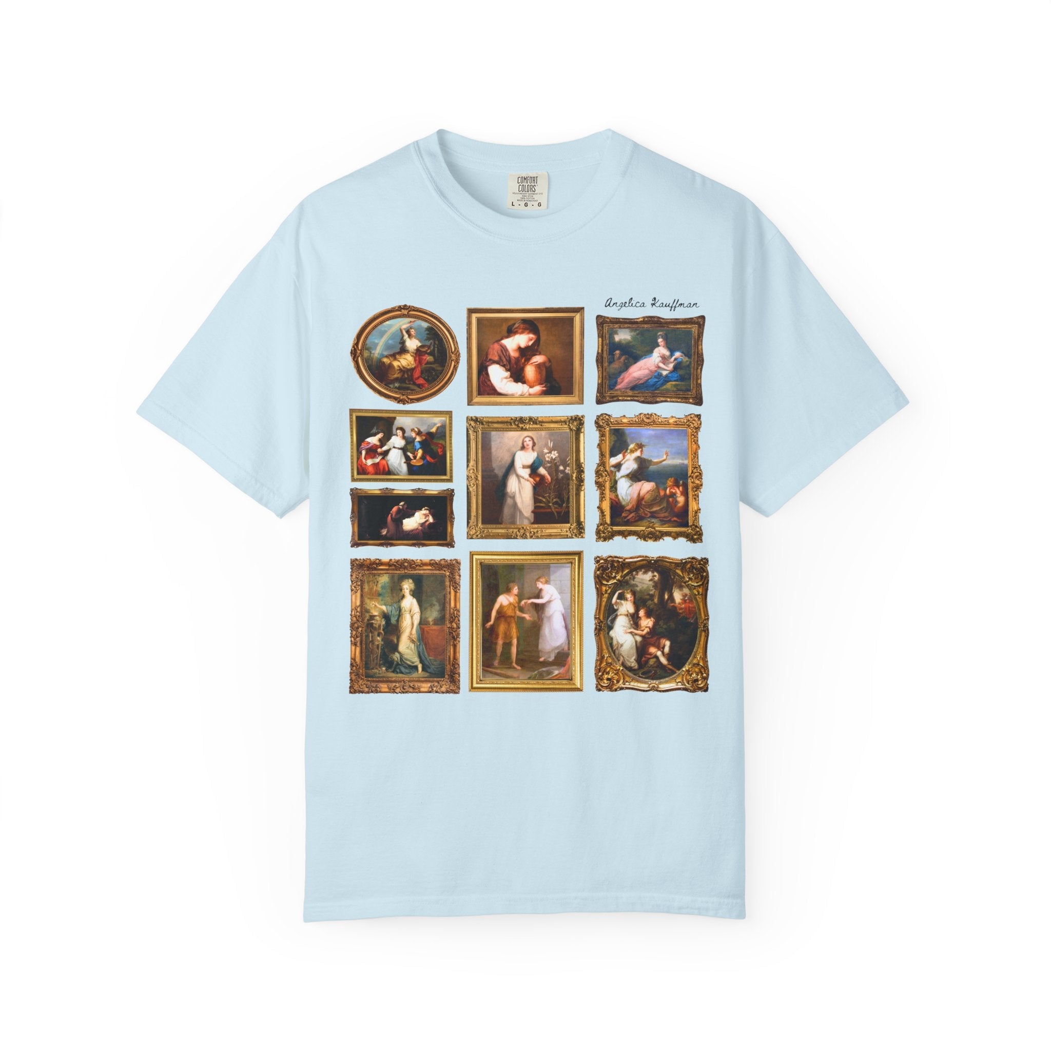 Angelica Kauffman Art History T-Shirt, Women's Art History Lover, Humanities Professor Teacher Appreciation Gift, Neoclassicism Art Movement - Opal and June