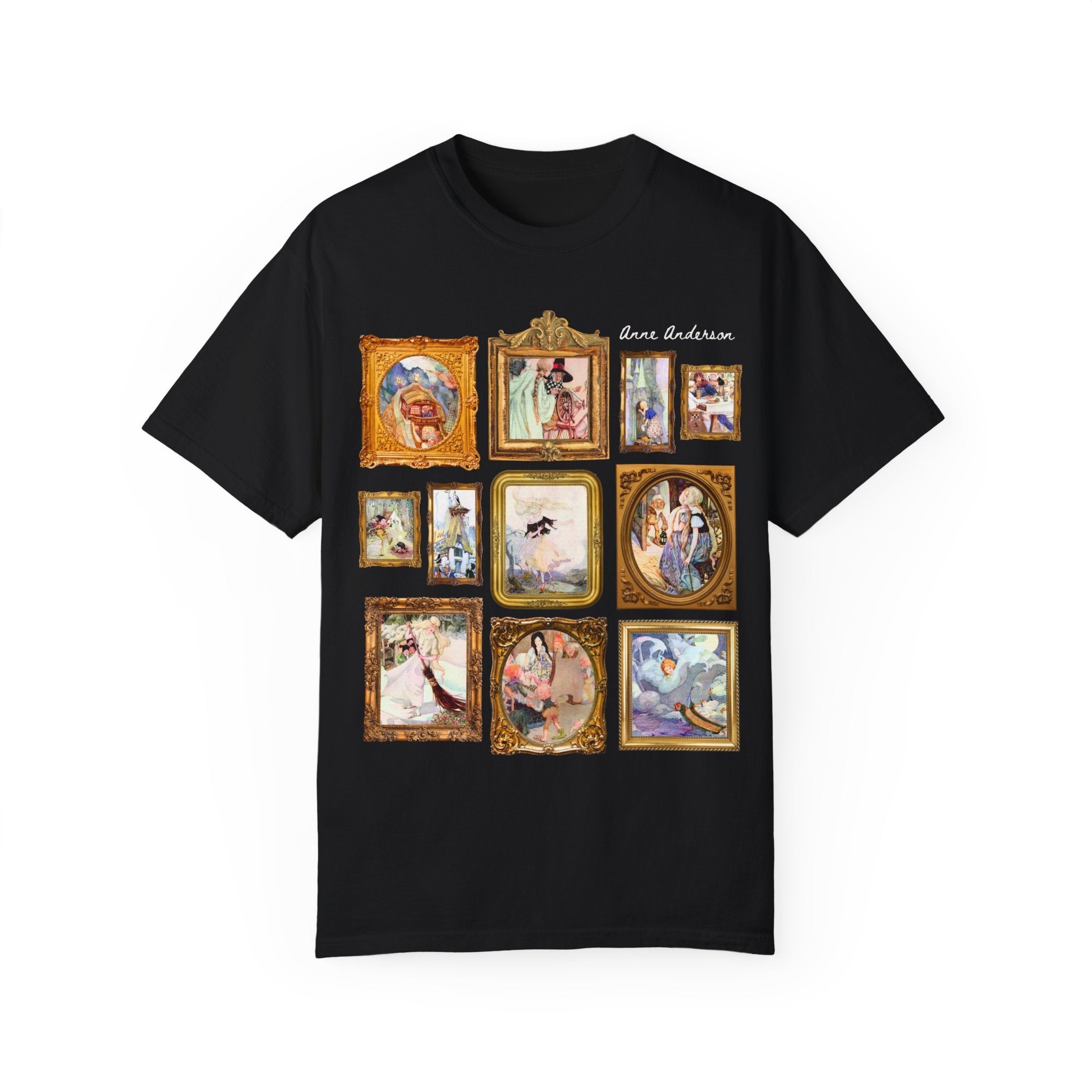 Anne Anderson Fairy Tale Art Nouveau Illustrations Tee, Famous Paintings of European Folk Tales, Hans Christian Andersen, The Brothers Grimm - Opal and June
