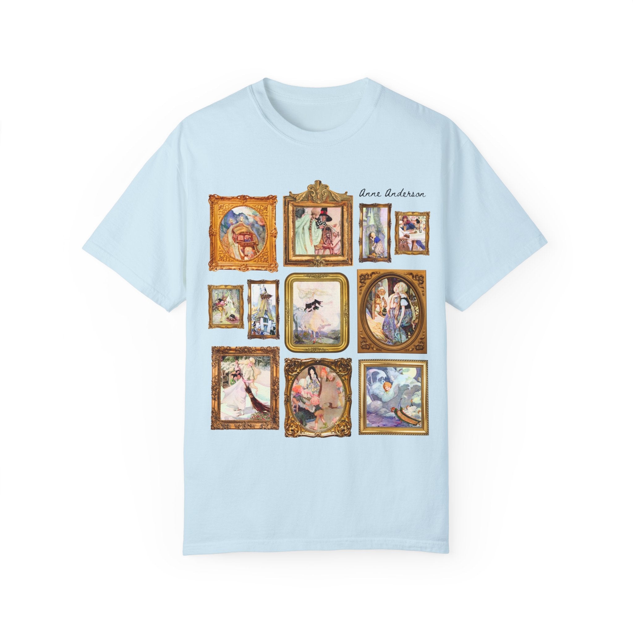 Anne Anderson Fairy Tale Art Nouveau Illustrations Tee, Famous Paintings of European Folk Tales, Hans Christian Andersen, The Brothers Grimm - Opal and June