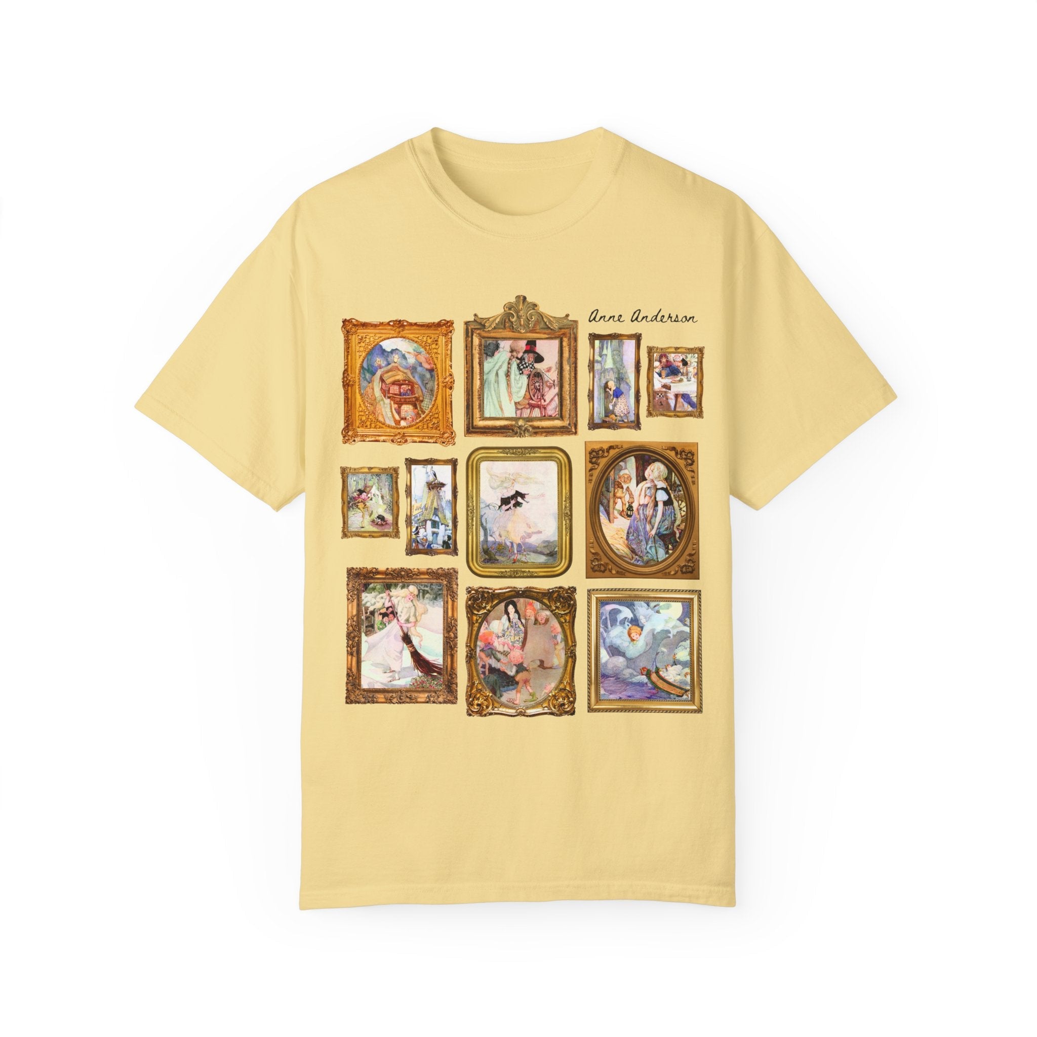 Anne Anderson Fairy Tale Art Nouveau Illustrations Tee, Famous Paintings of European Folk Tales, Hans Christian Andersen, The Brothers Grimm - Opal and June