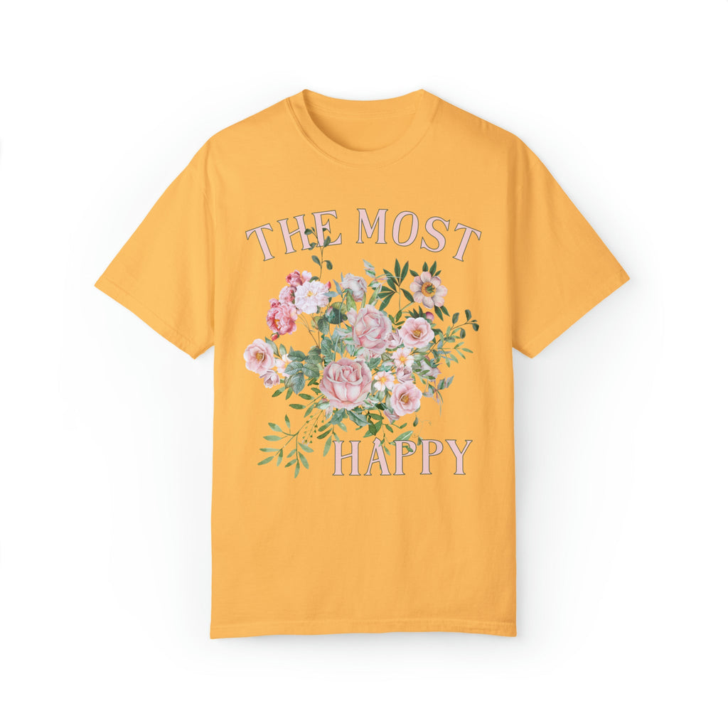 Anne Boleyn Tee Shirt: The Most Happy | Cottagecore Floral T-Shirt for History Teacher - Opal and June