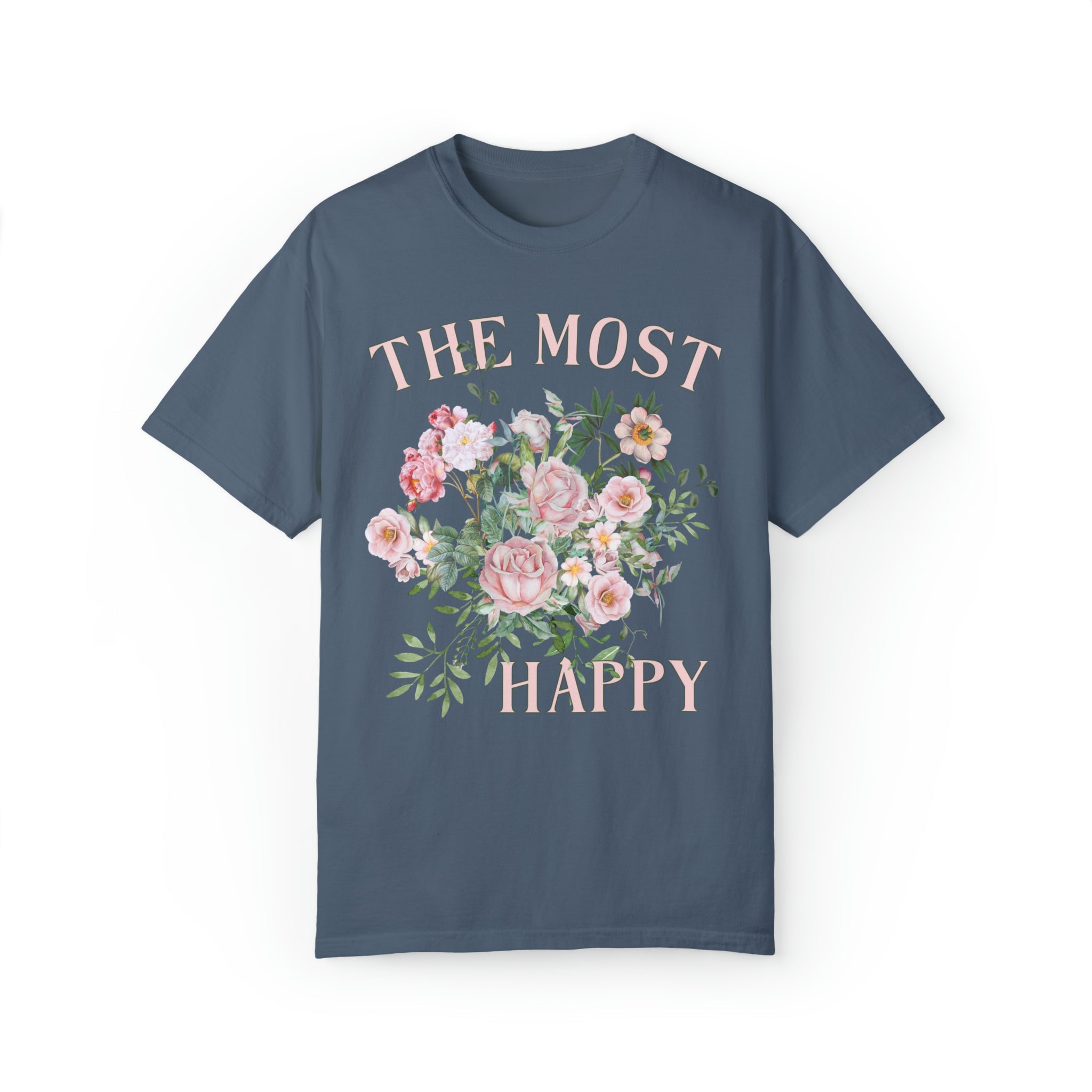 Anne Boleyn Tee Shirt: The Most Happy | Cottagecore Floral T-Shirt for History Teacher - Opal and June