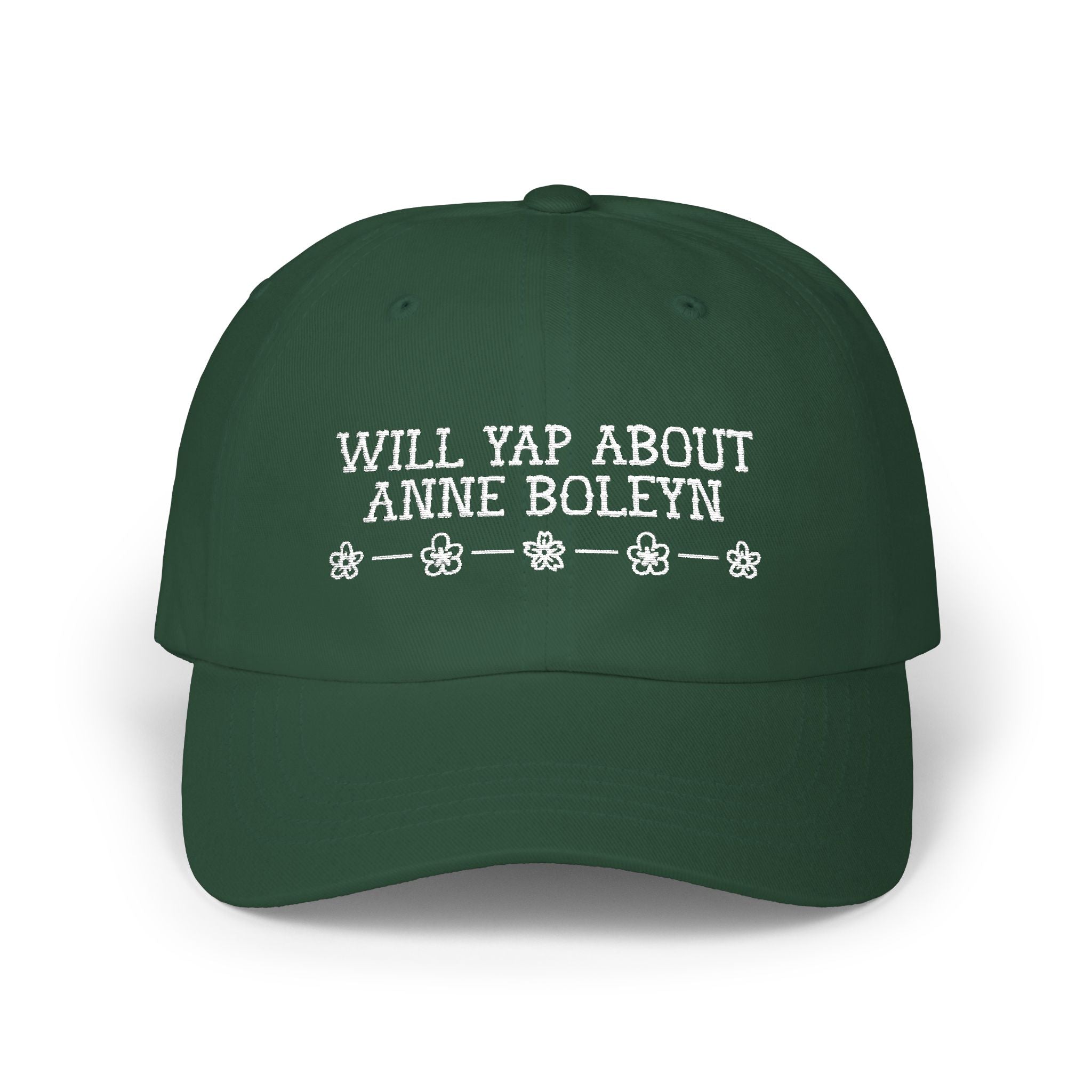 Anne Boleyn Tudor History Hat for Historian, Women's History Professor, Royal History Buff Gift, King Henry the 8th's Wives, Famous Queens - Opal and June