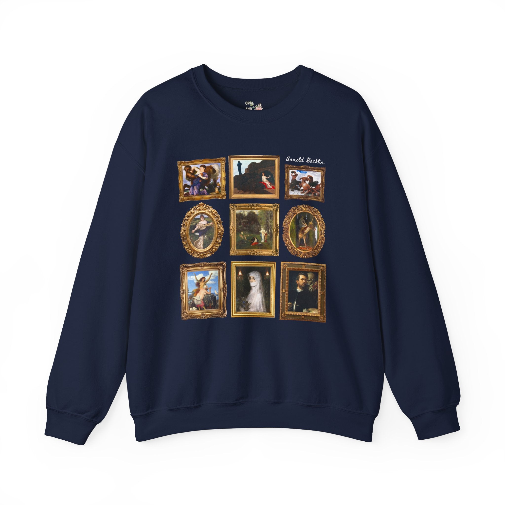 Arnold Böcklin Art History Sweatshirt, Humanites Major, Symbolism Art Movement Famous Paintings, 19th Century Switzerland Art History Gift - Opal and June
