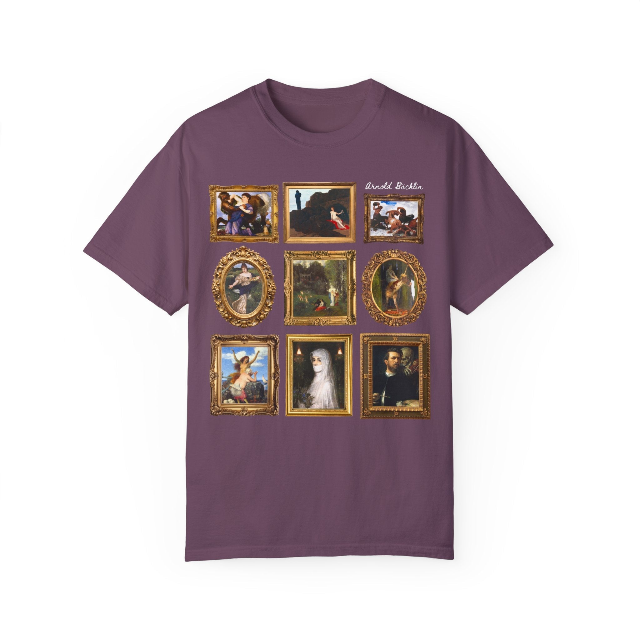 Arnold Böcklin Art History T-Shirt for Humanites Major, Symbolism Art Movement Famous Paintings, 19th Century Switzerland Art History Gift - Opal and June