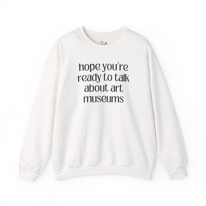 Art History Museum Lover Gift, Cute Humanities Major or Professor Sweatshirt, Art Historian Gift, Impressionist Art or 16th Century Art Gift - Opal and June