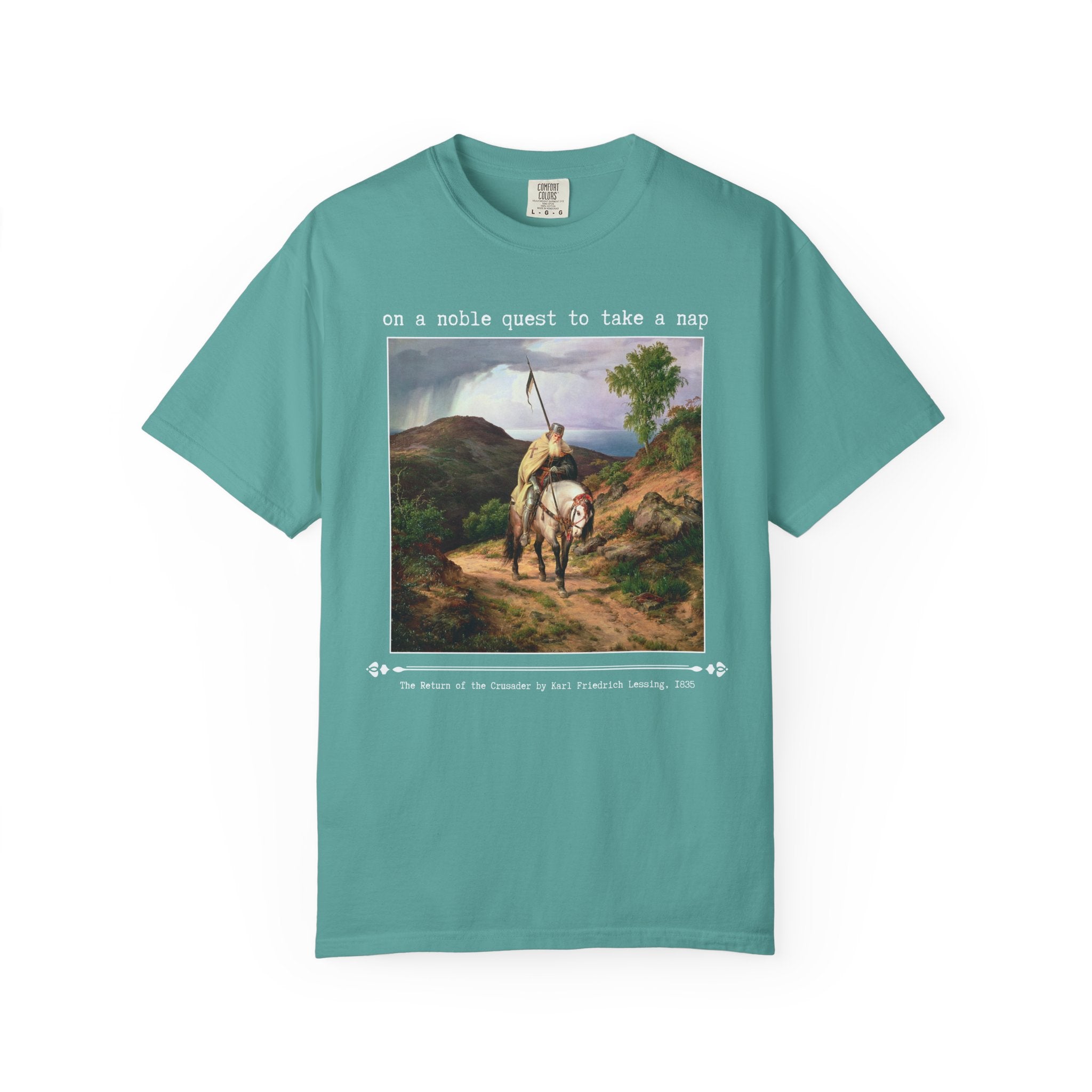 Art History Napping Tee Shirt - Opal and June