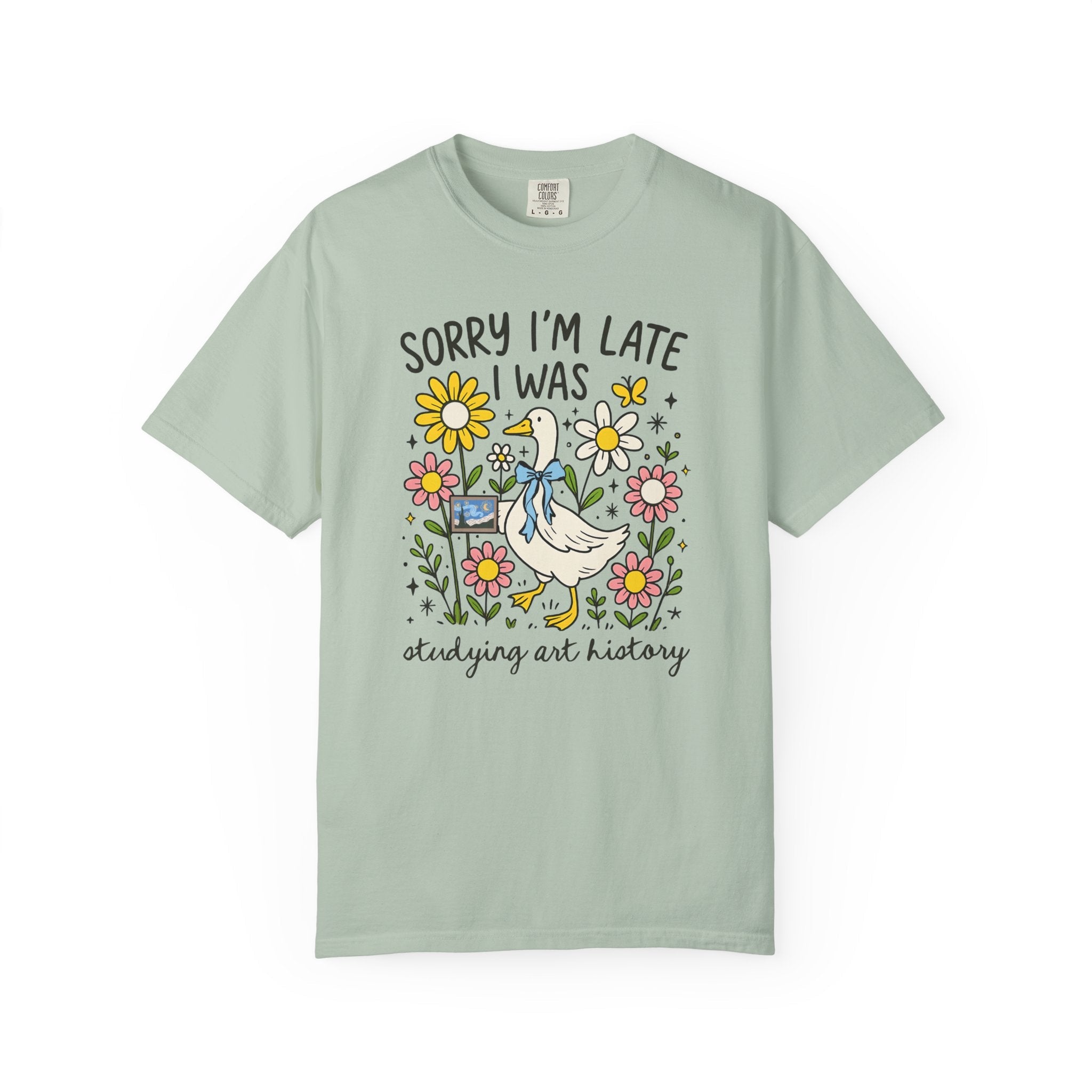 Art History Silly Goose T-Shirt with Vincent Van Gogh Paintings, Funny Saying Humanities Major T-Shirt, Art History Professor Animal Lover - Opal and June