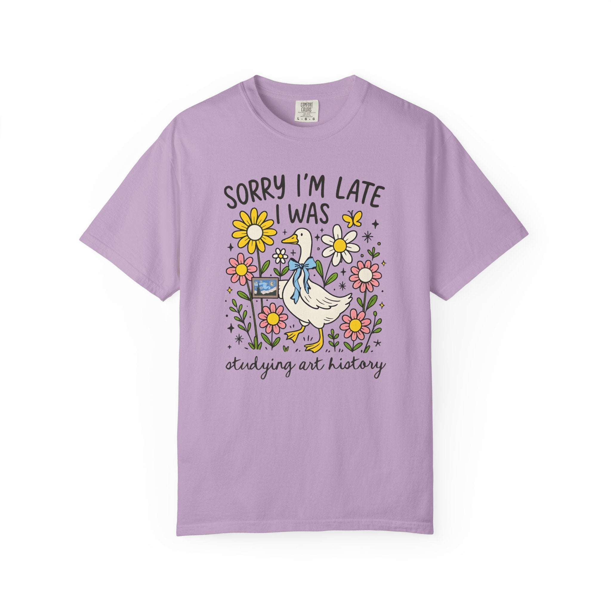 Art History Silly Goose T-Shirt with Vincent Van Gogh Paintings, Funny Saying Humanities Major T-Shirt, Art History Professor Animal Lover - Opal and June