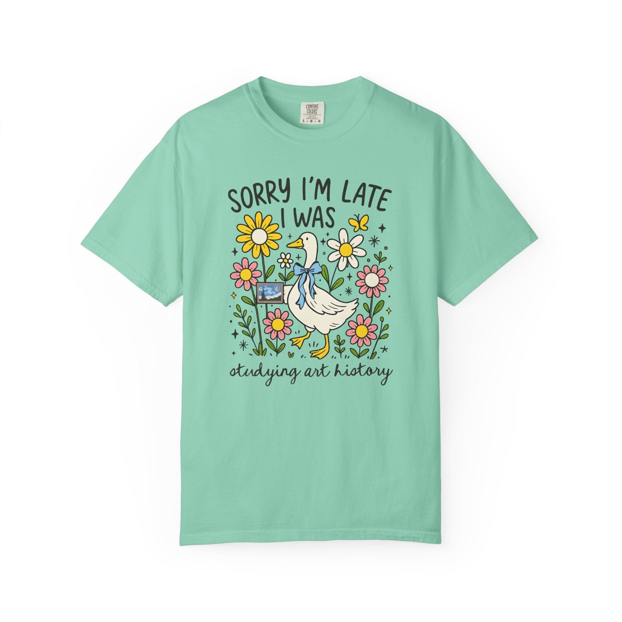 Art History Silly Goose T-Shirt with Vincent Van Gogh Paintings, Funny Saying Humanities Major T-Shirt, Art History Professor Animal Lover - Opal and June