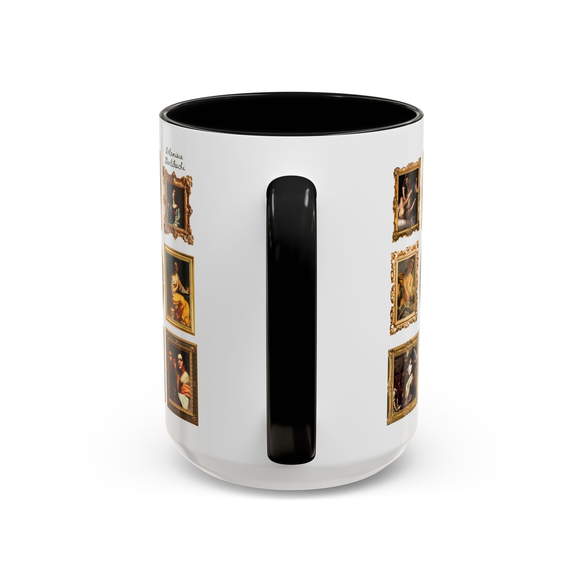 Artemisia Gentileschi Art History Coffee Mug: Includes Painting of Judith and Her Maidservant with The Head of Holofernes - Opal and June