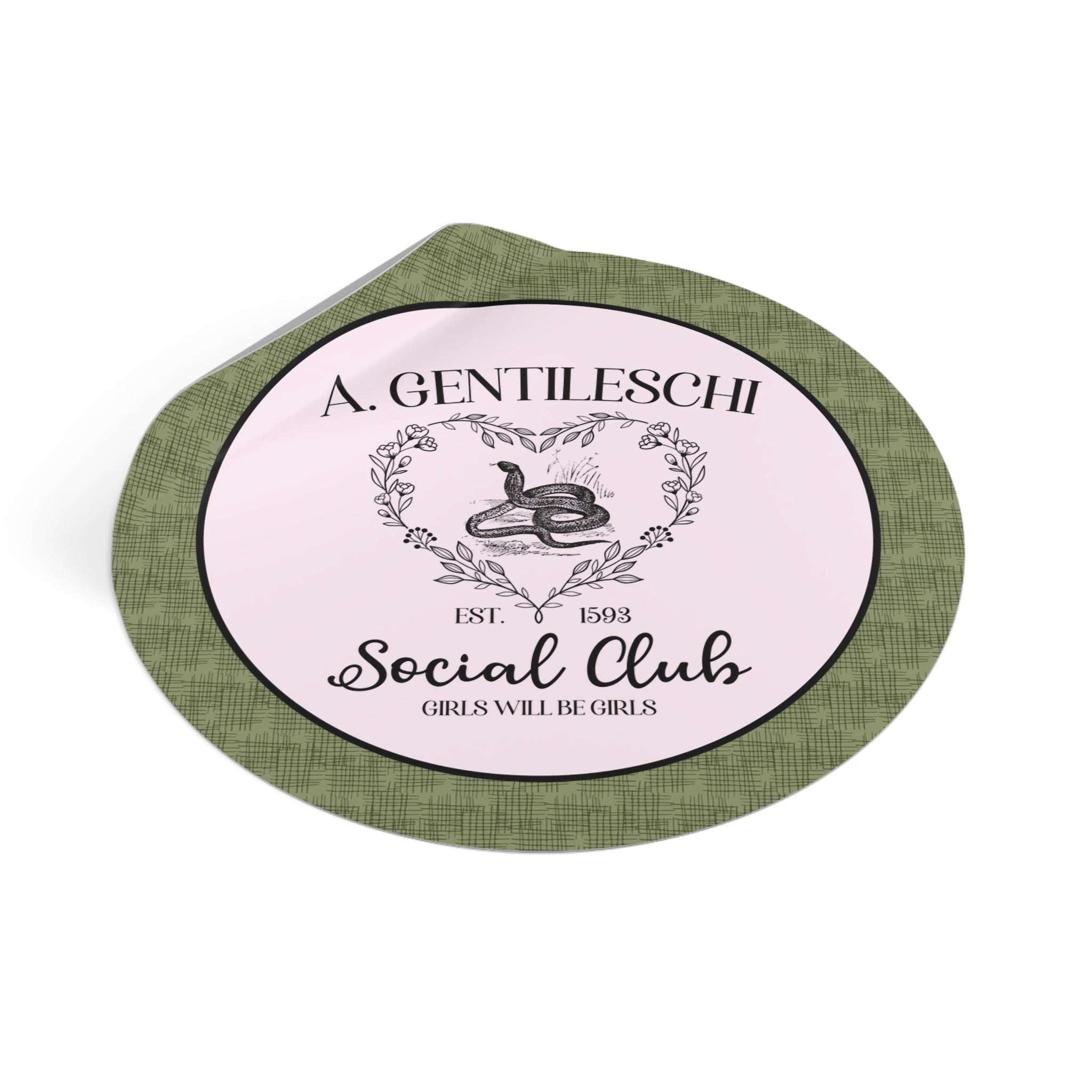 Artemisia Gentileschi Art History Sticker, Colorful Baroque Art Gift, Feminist or Historian Who Loves Art, Cute Humanities Teacher Sticker - Opal and June