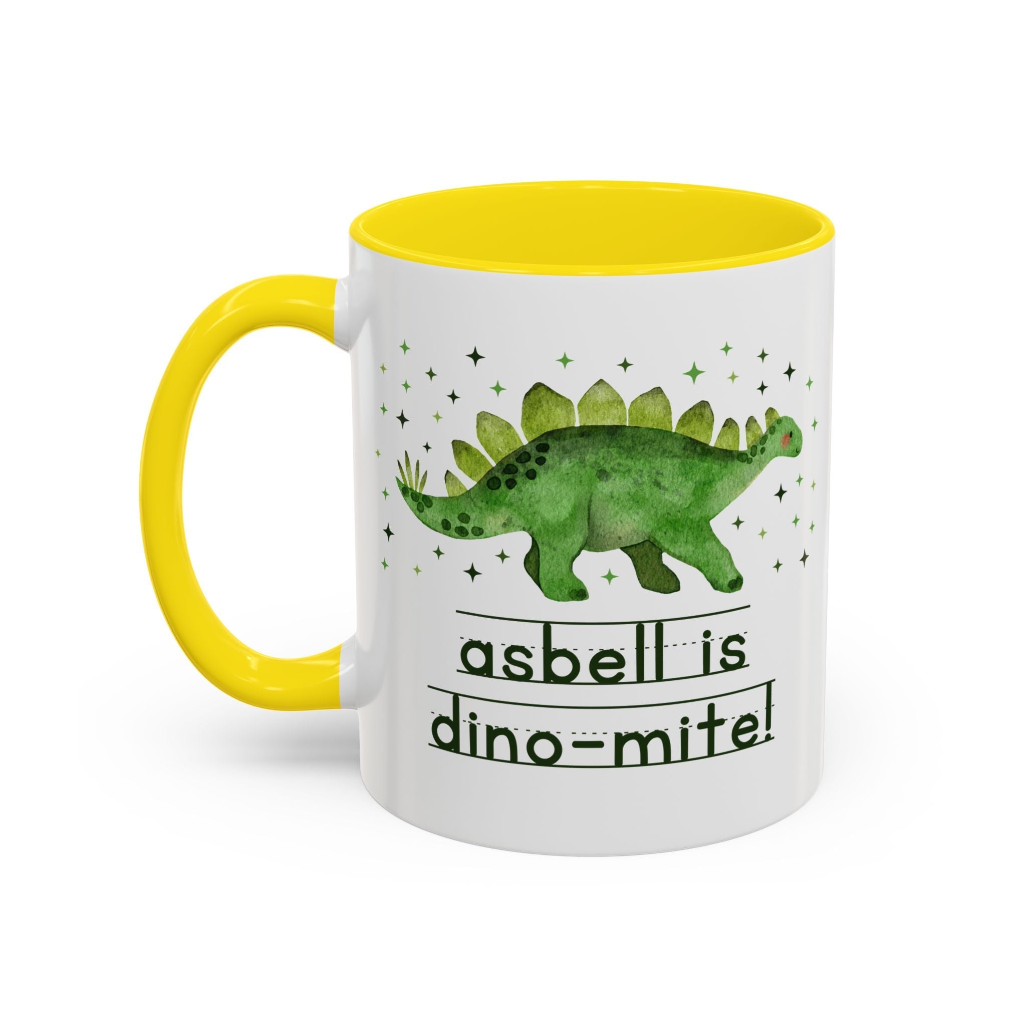 Asbell Elementary Coffee Mug: Asbell is Dino - Mite! - Opal and June