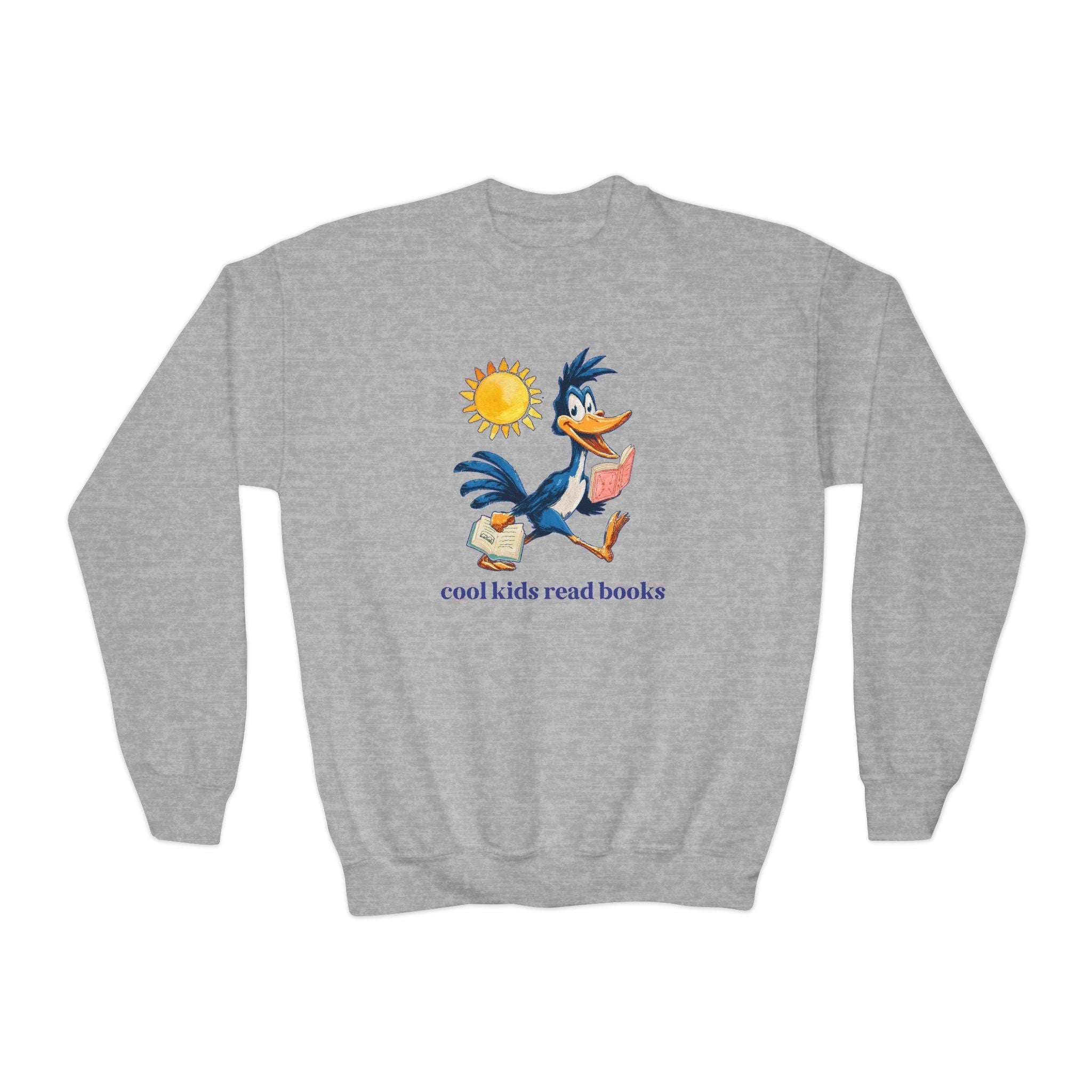 Asbell Elementary Kids Sweatshirt: Cool Kids Read Books - Opal and June