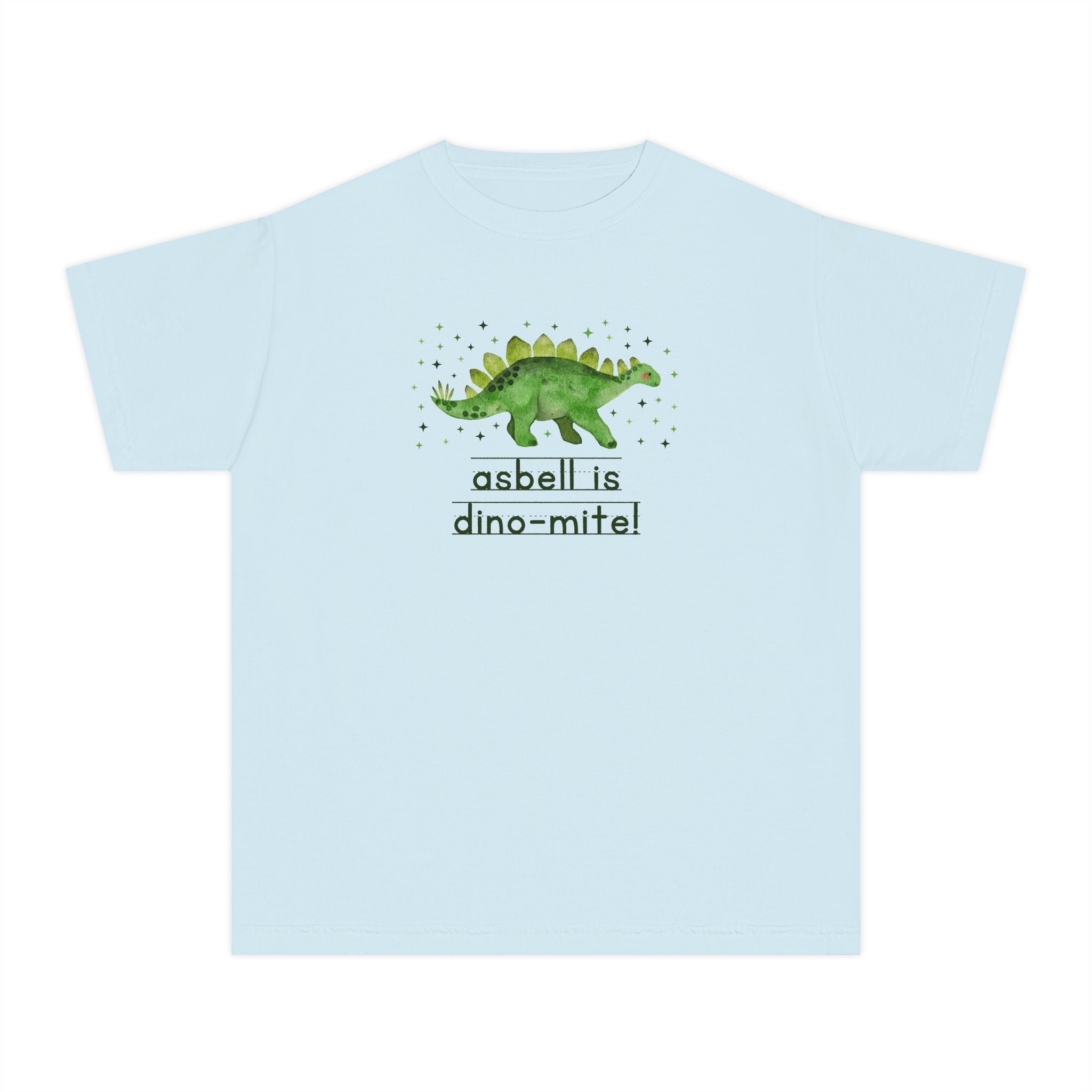 Asbell Elementary Kids Tee Shirt: Asbell is Dino - Mite! | FPS + Opal and June T-Shirt, Fayetteville Public Schools - Opal and June