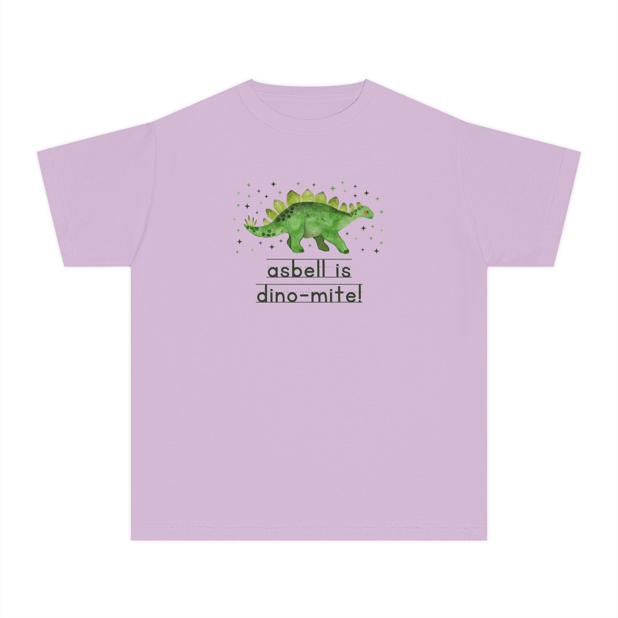 Asbell Elementary Kids Tee Shirt: Asbell is Dino - Mite! | FPS + Opal and June T-Shirt, Fayetteville Public Schools - Opal and June