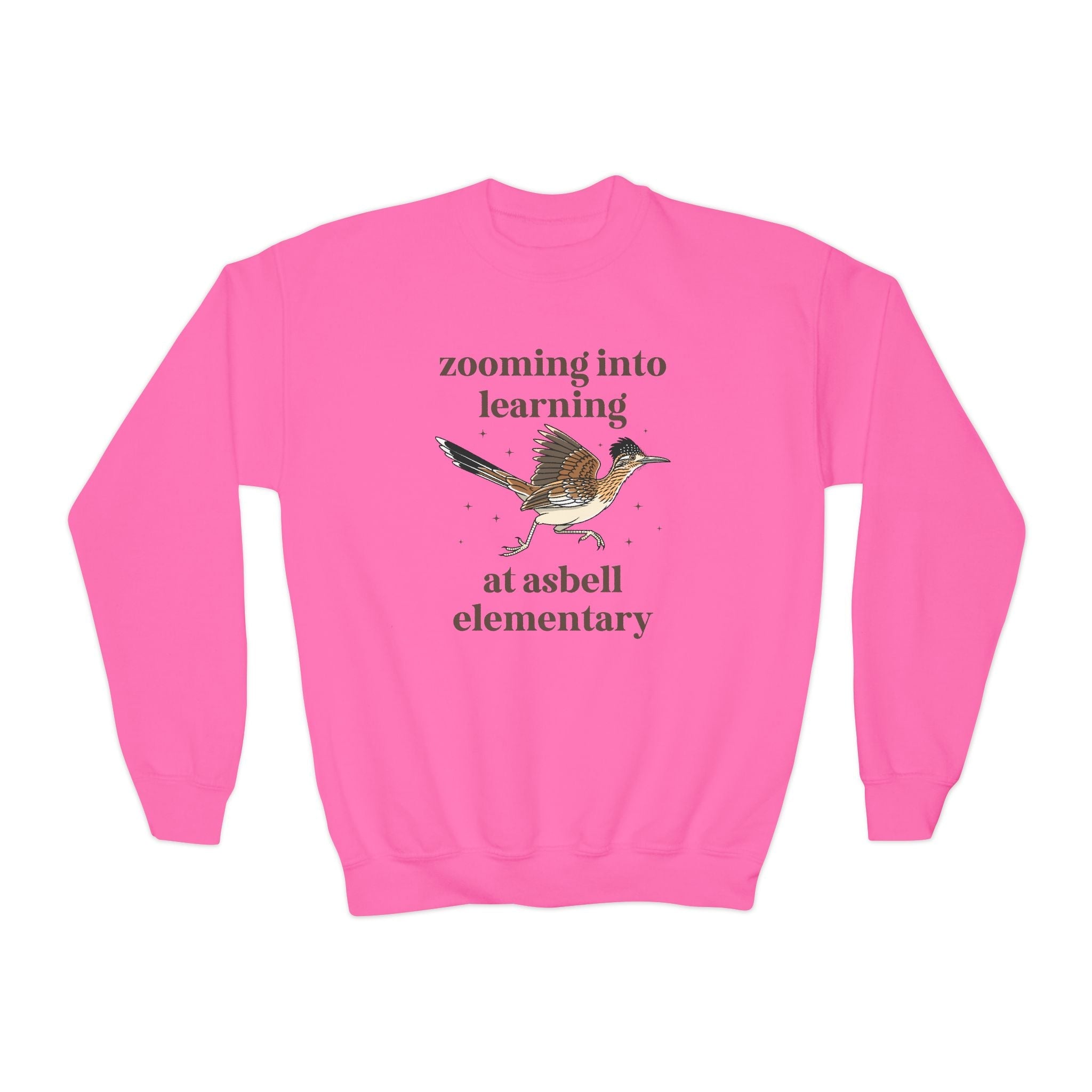 Asbell Elementary School Sweatshirt: Zooming Into learning at Asbell Elementary | FPS + Opal and June Sweatshirt, Fayetteville Public Schools - Opal and June