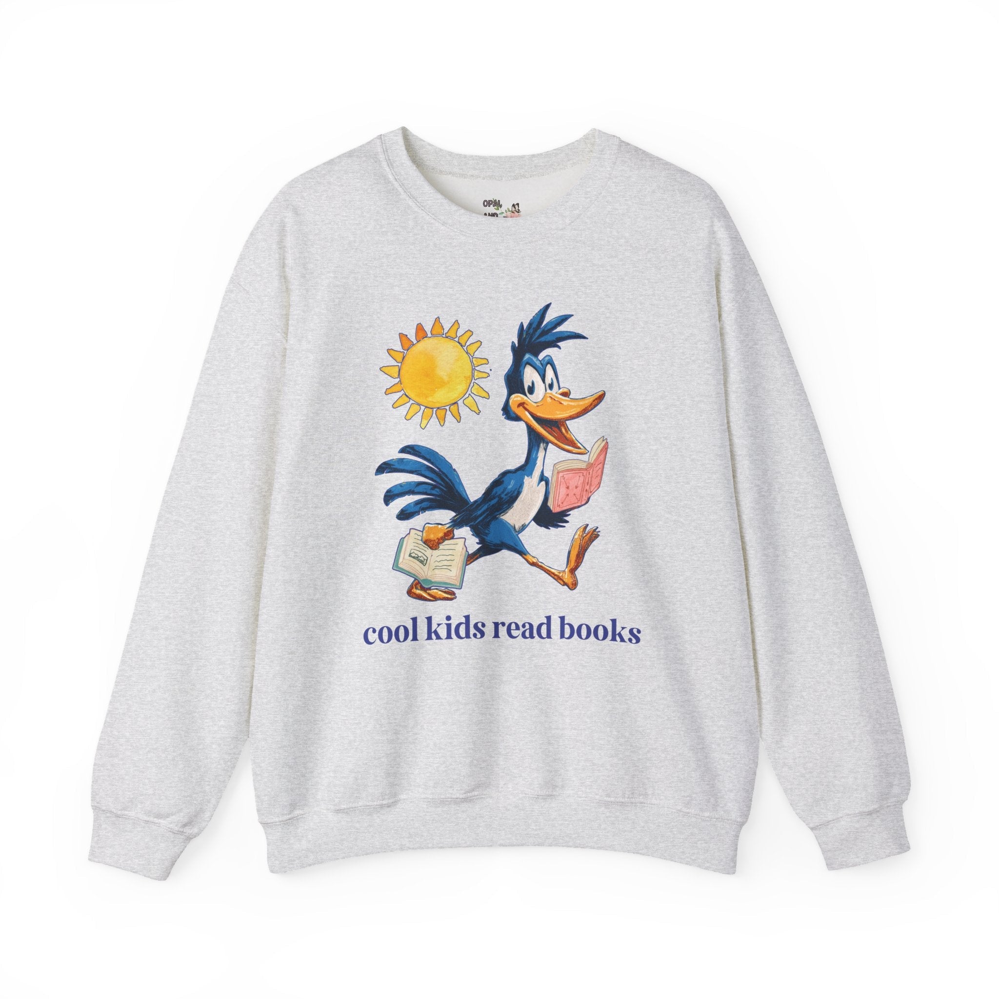 Asbell Elementary Sweatshirt: Cool Kids Read Books - Opal and June