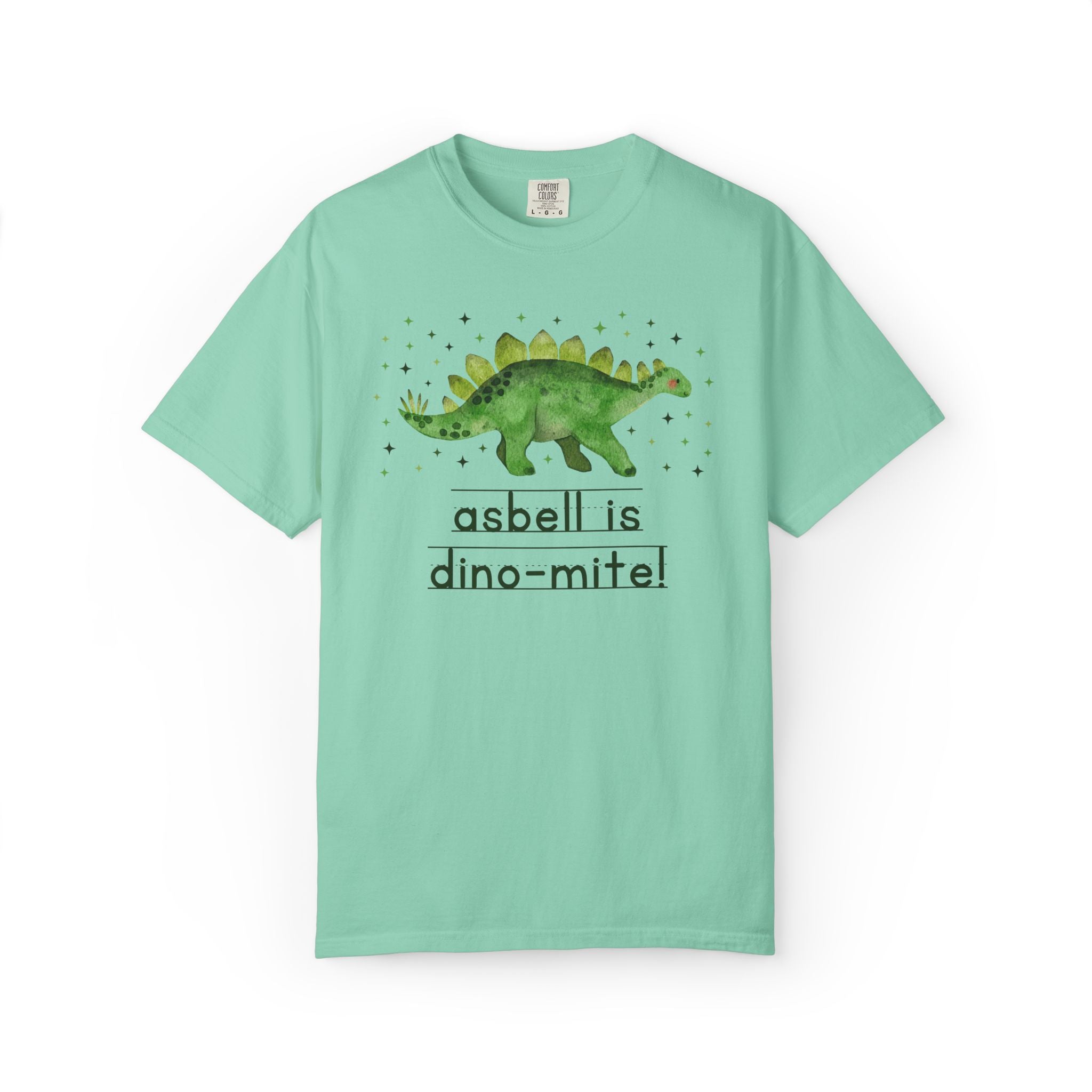 Asbell Elementary Tee Shirt: Asbell is Dino - Mite! | FPS + Opal and June T-Shirt, Fayetteville Public Schools - Opal and June
