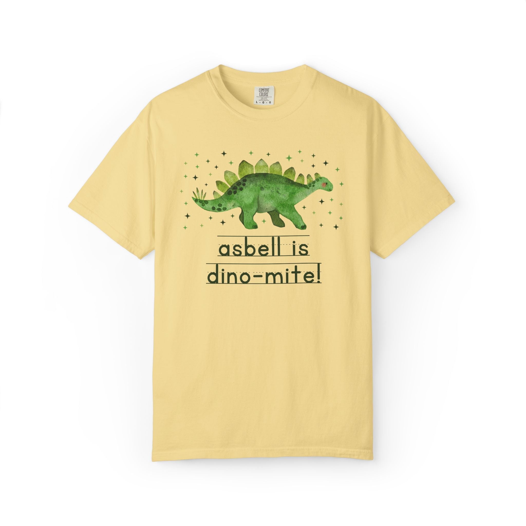 Asbell Elementary Tee Shirt: Asbell is Dino - Mite! | FPS + Opal and June T-Shirt, Fayetteville Public Schools - Opal and June