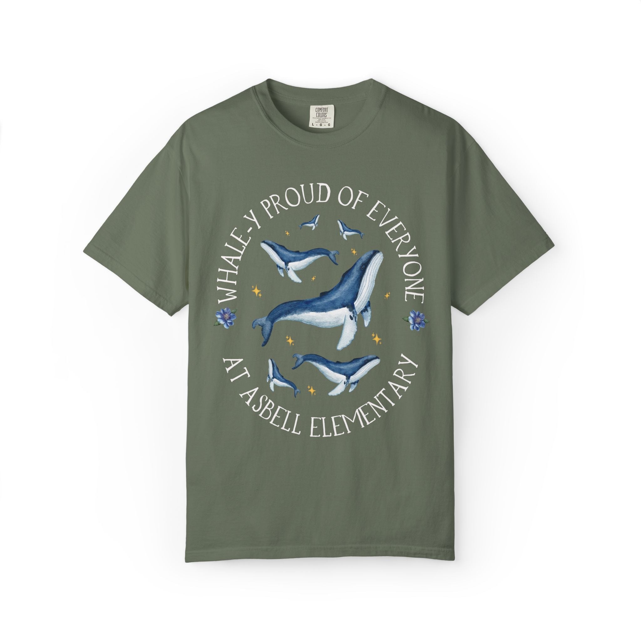 Asbell Elementary Tee Shirt: Whaley Proud | FPS + Opal and June Tee Shirt, Fayetteville Public Schools - Opal and June