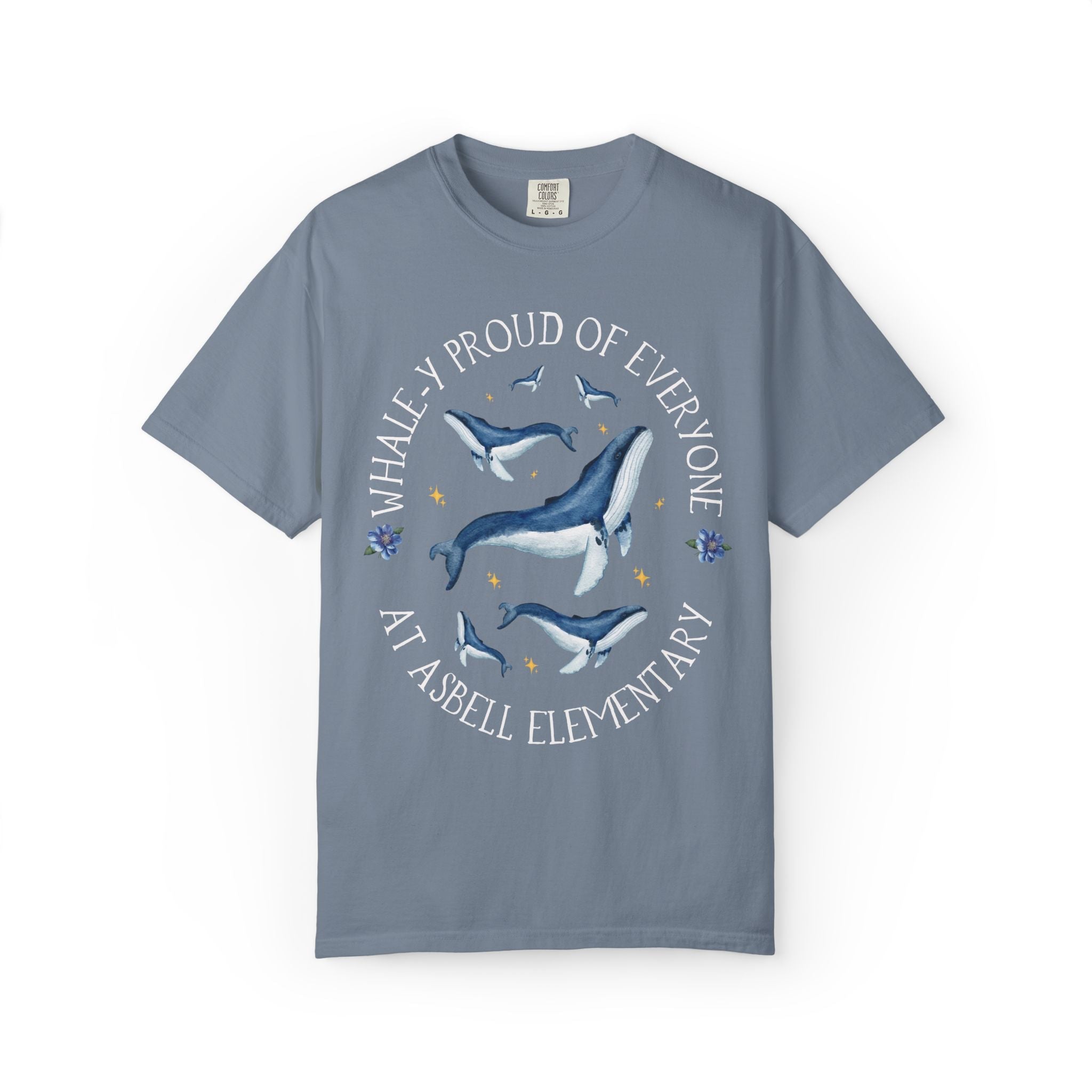 Asbell Elementary Tee Shirt: Whaley Proud | FPS + Opal and June Tee Shirt, Fayetteville Public Schools - Opal and June