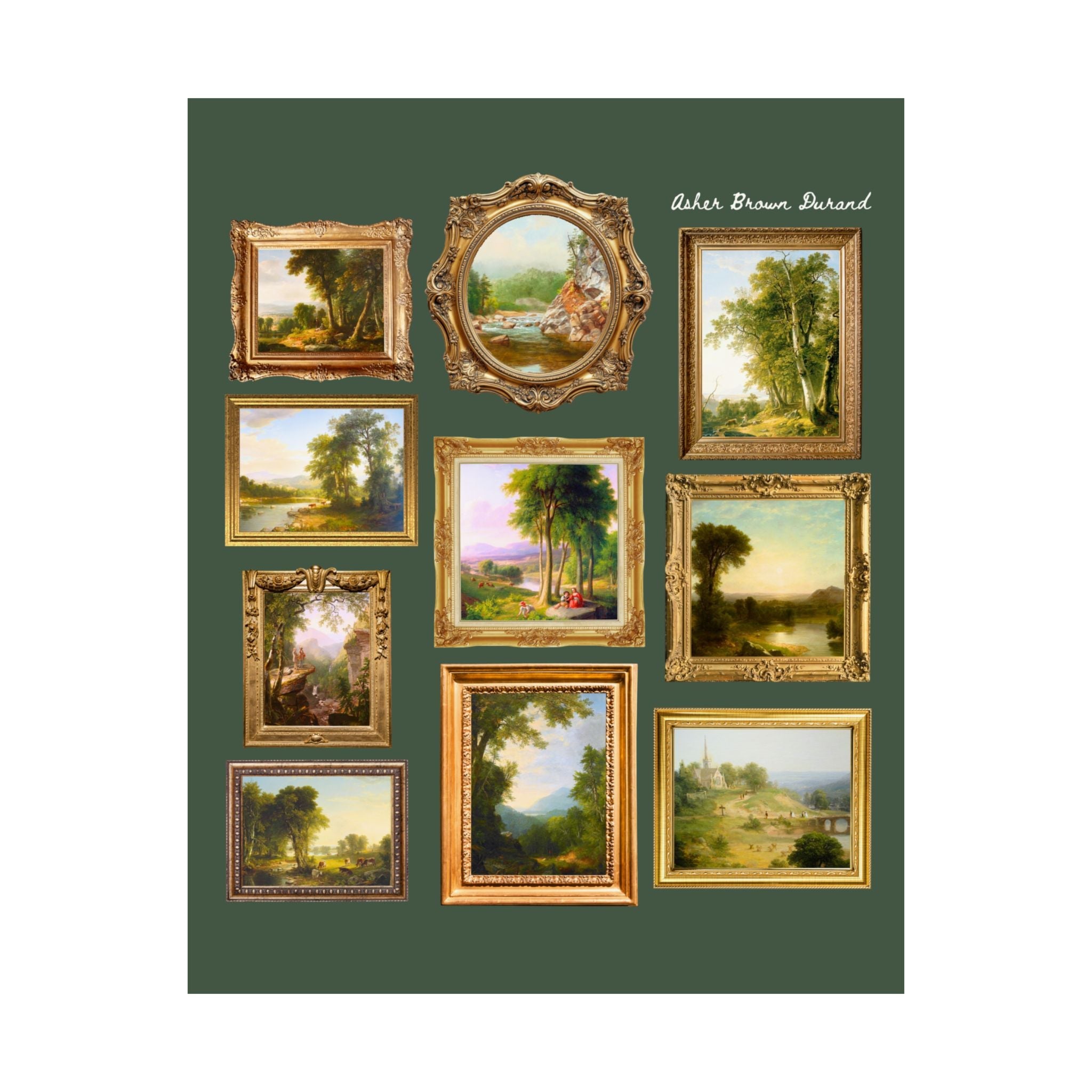 Asher Brown Durand Poster Print - Opal and June