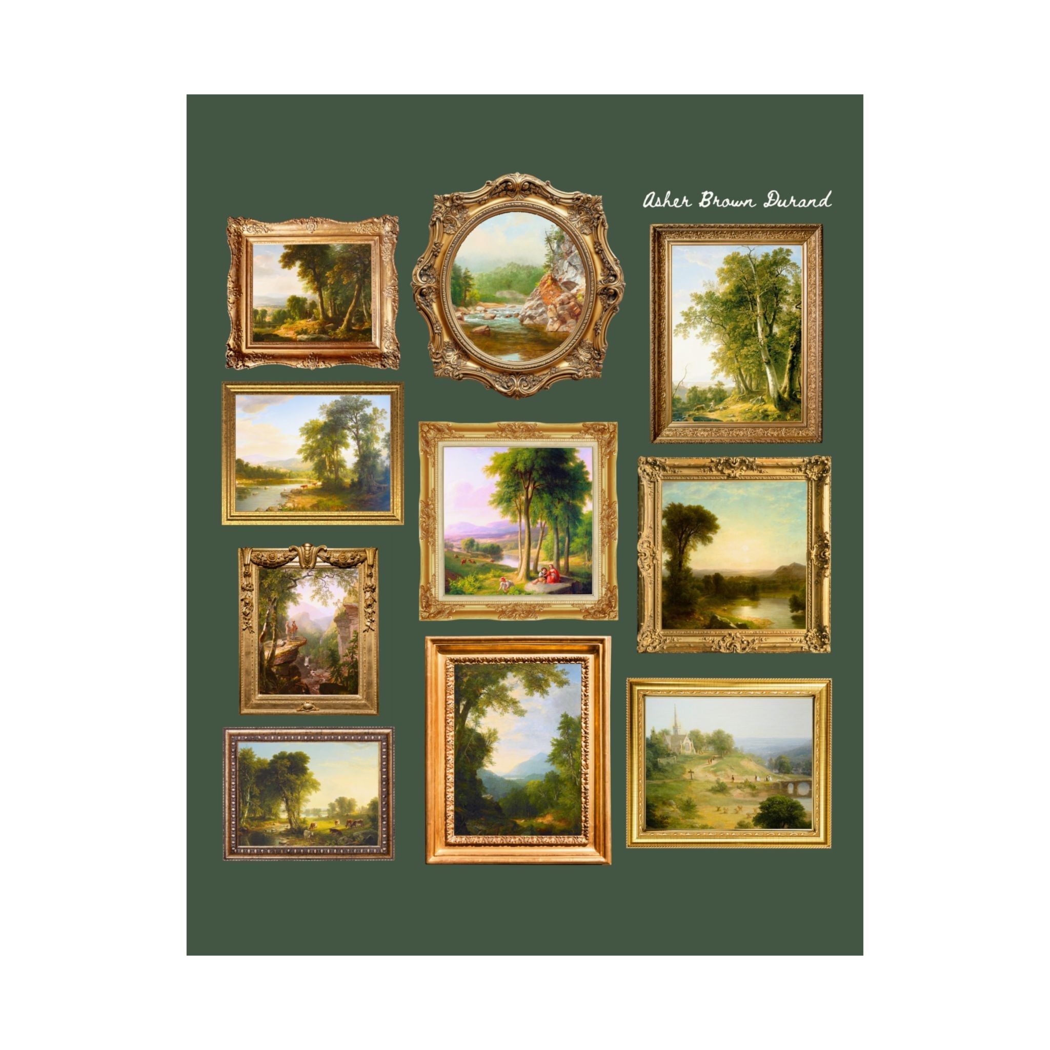 Asher Brown Durand Poster Print - Opal and June