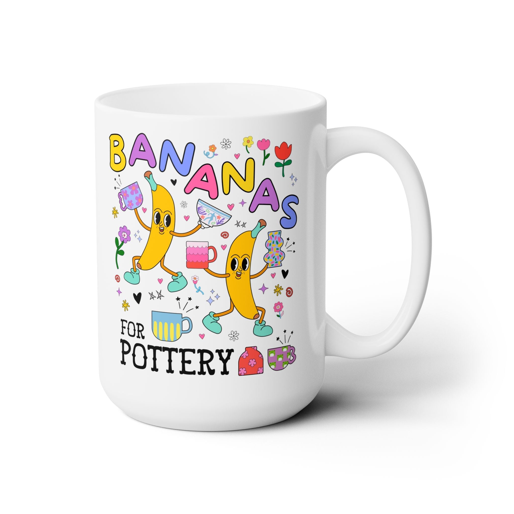 Bananas for Pottery Coffee Mug - Opal and June