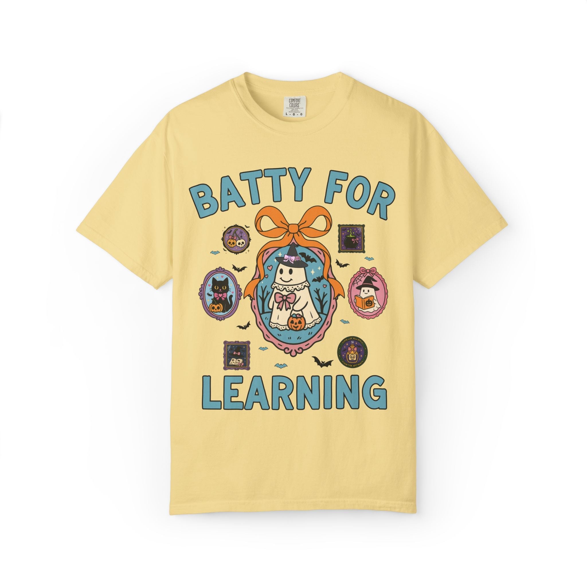 Batty for Learning Halloween Teacher T-Shirt - Opal and June