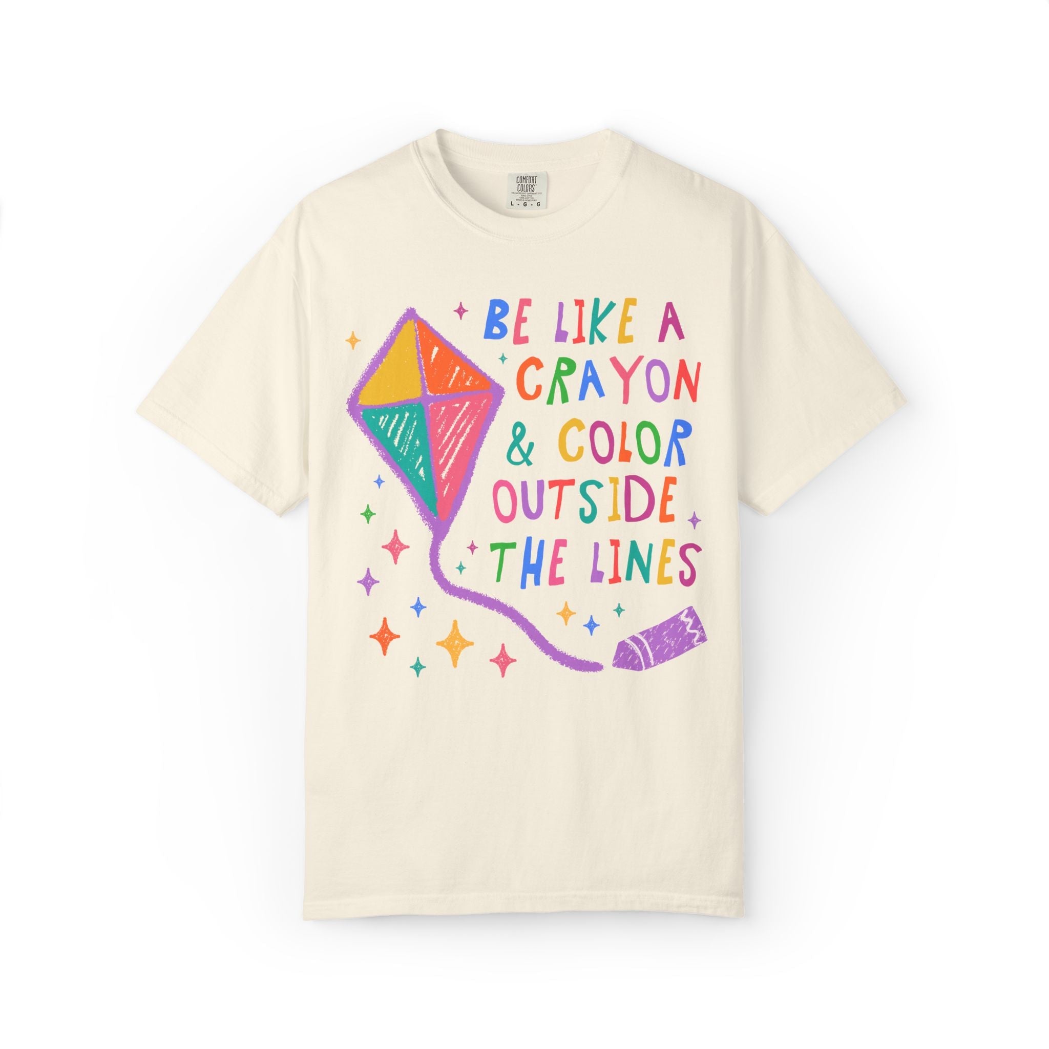Be Like a Crayon and Color Outside the Lines - Opal and June