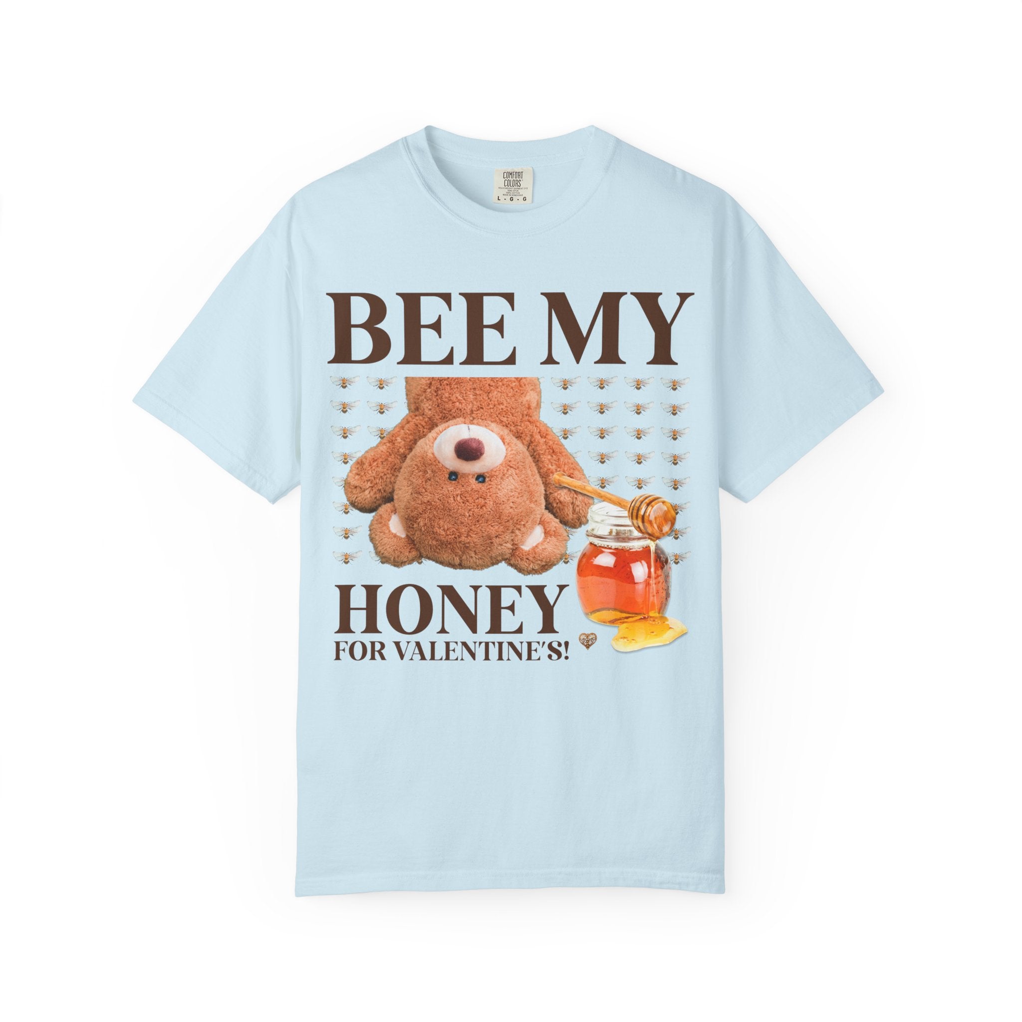 Bear Valentine's Day Tee Shirt for Friend Who Loves Animals, Silly Goblincore Bee T-Shirt, Matching Funny Friend Tee for Valentie's Day - Opal and June