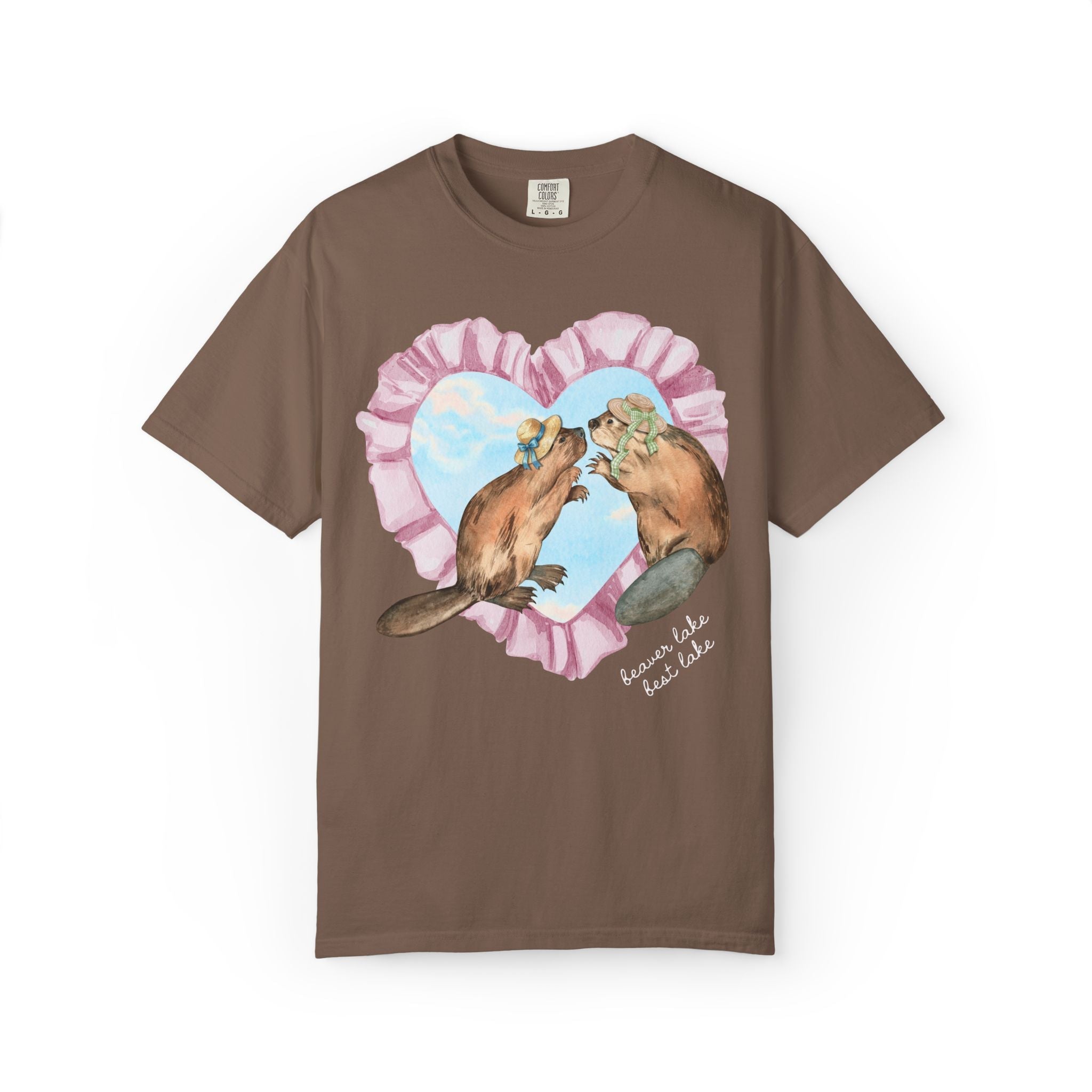 Beaver Lake Best Lake Tee Shirt with Heart: Funny Northwest Arkansas Eureka Springs or Rogers Arkansas Lover Tee for Animal Lover - Opal and June