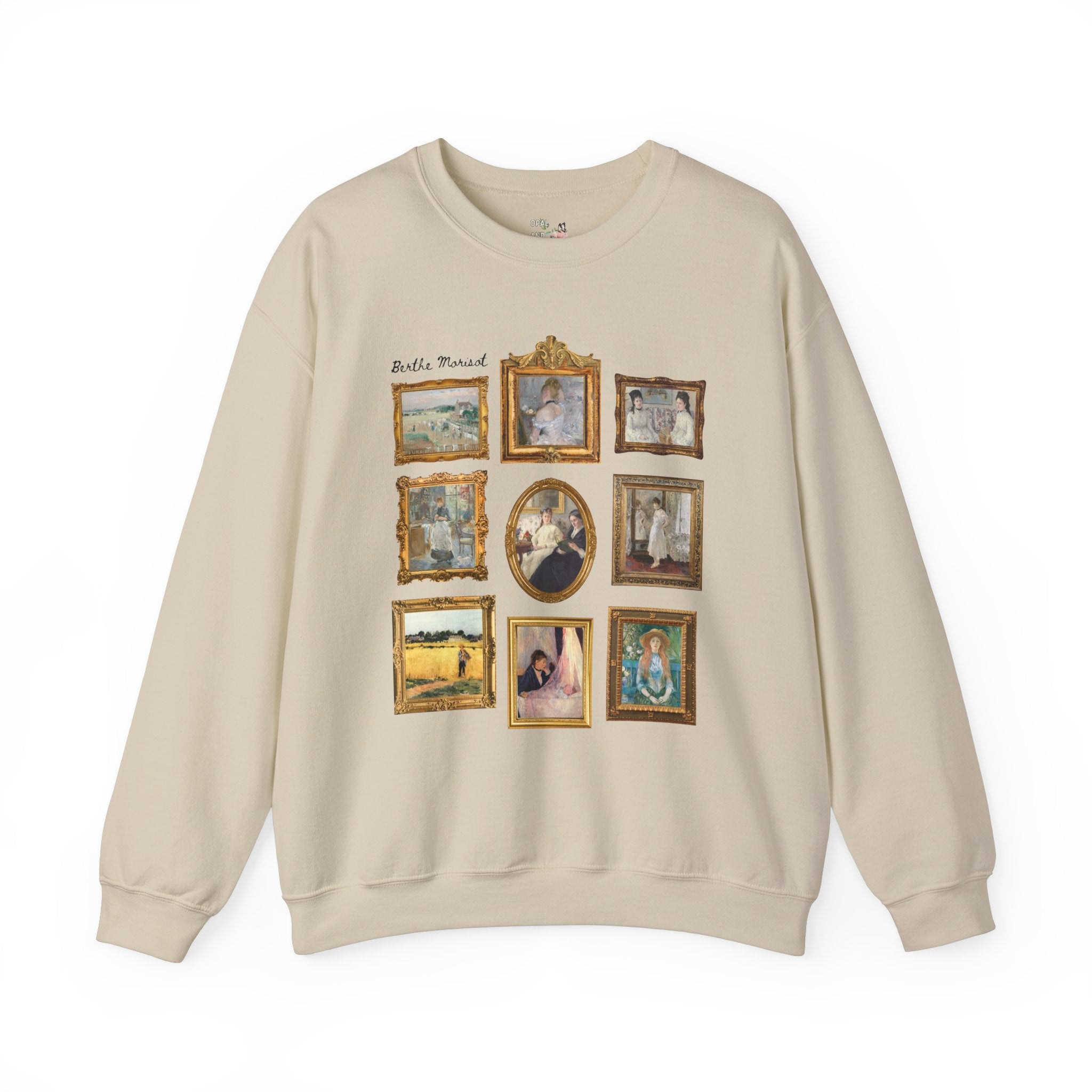 Berthe Morisot Sweatshirt: Famous Paintings, French Impressionist Movement, Gallery Wall Vibes, Humanites Major Gift, Cozy Art History Shirt - Opal and June