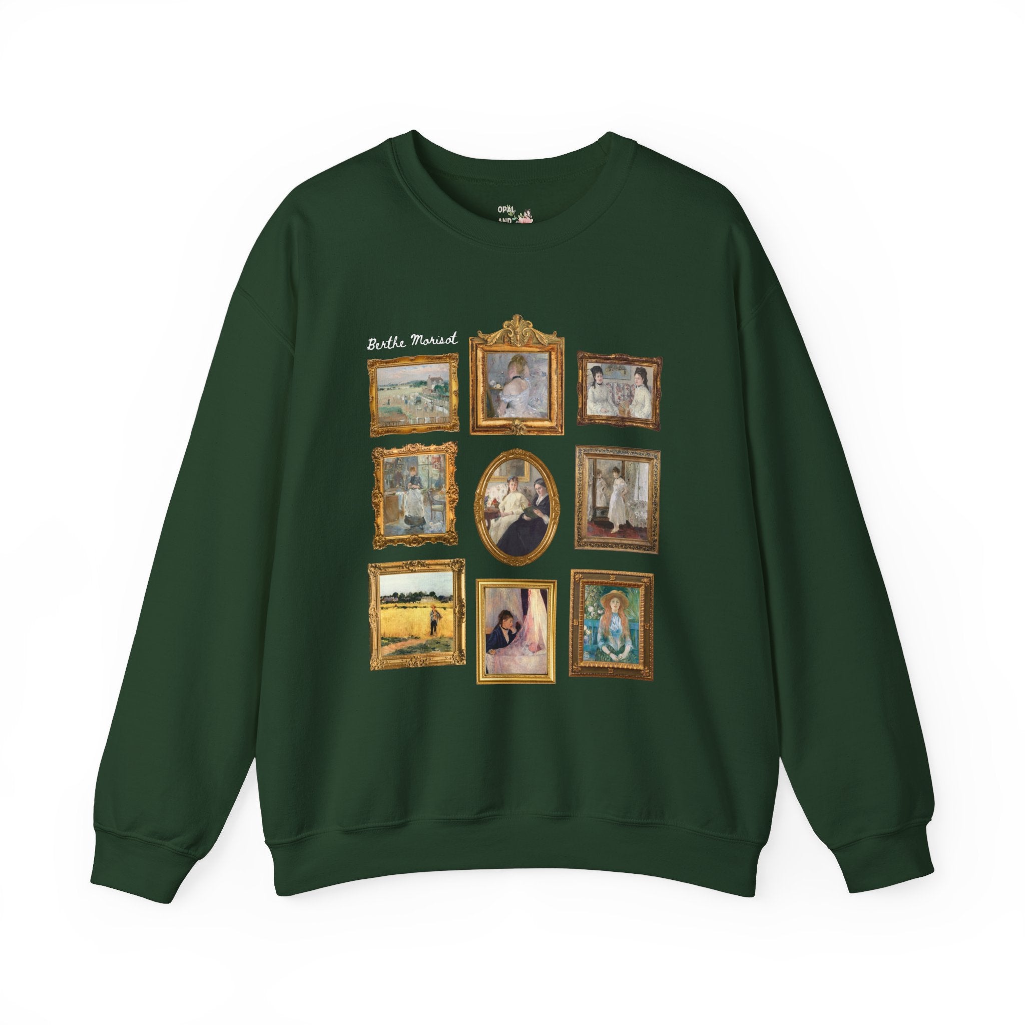 Berthe Morisot Sweatshirt: Famous Paintings, French Impressionist Movement, Gallery Wall Vibes, Humanites Major Gift, Cozy Art History Shirt - Opal and June